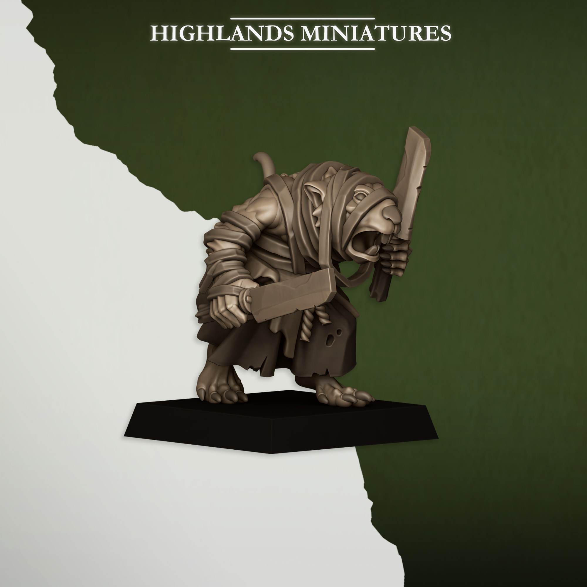 Vermin Acolytes, Sewer Vermin - Highlands Miniatures - Image 3
