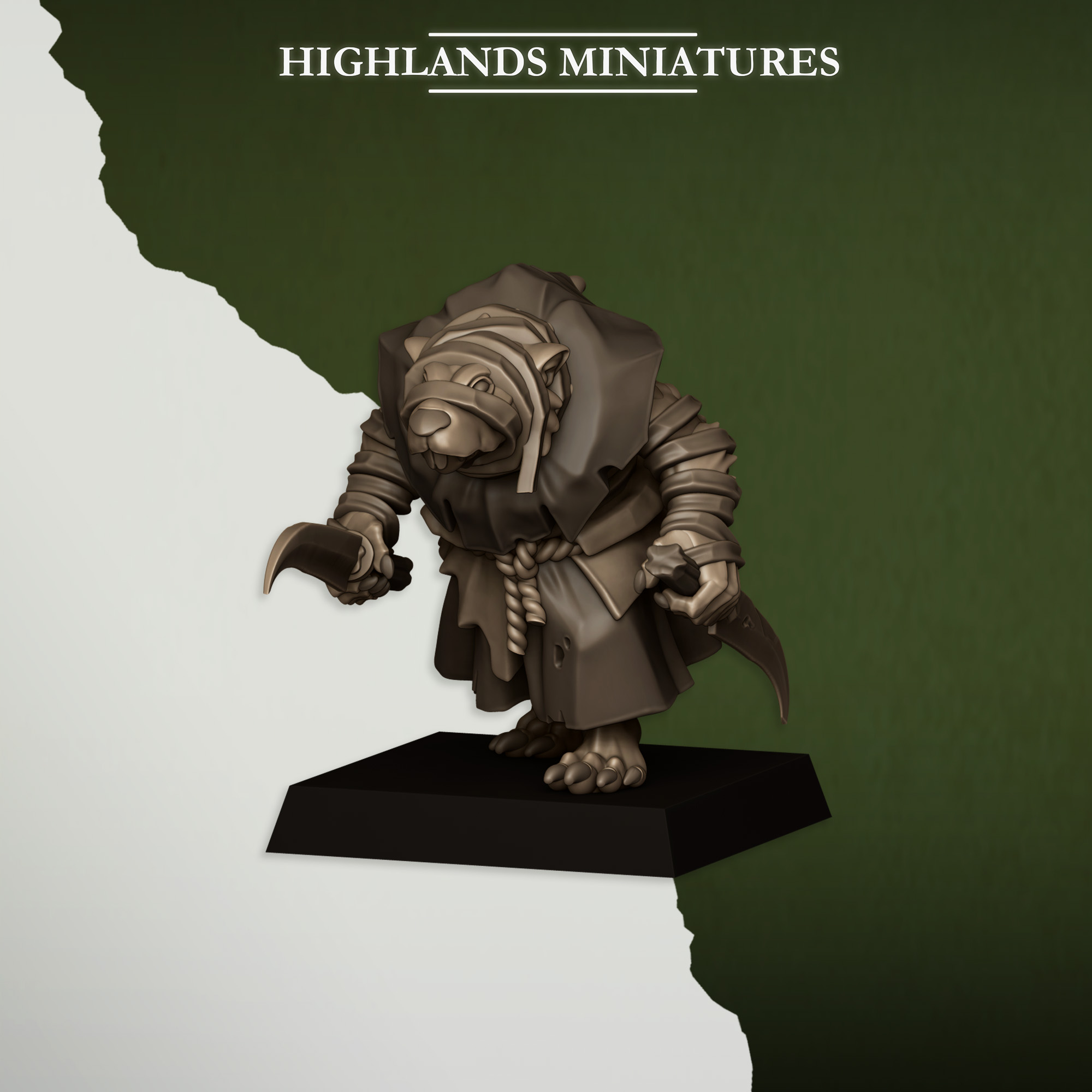 Vermin Acolytes, Sewer Vermin - Highlands Miniatures - Image 4