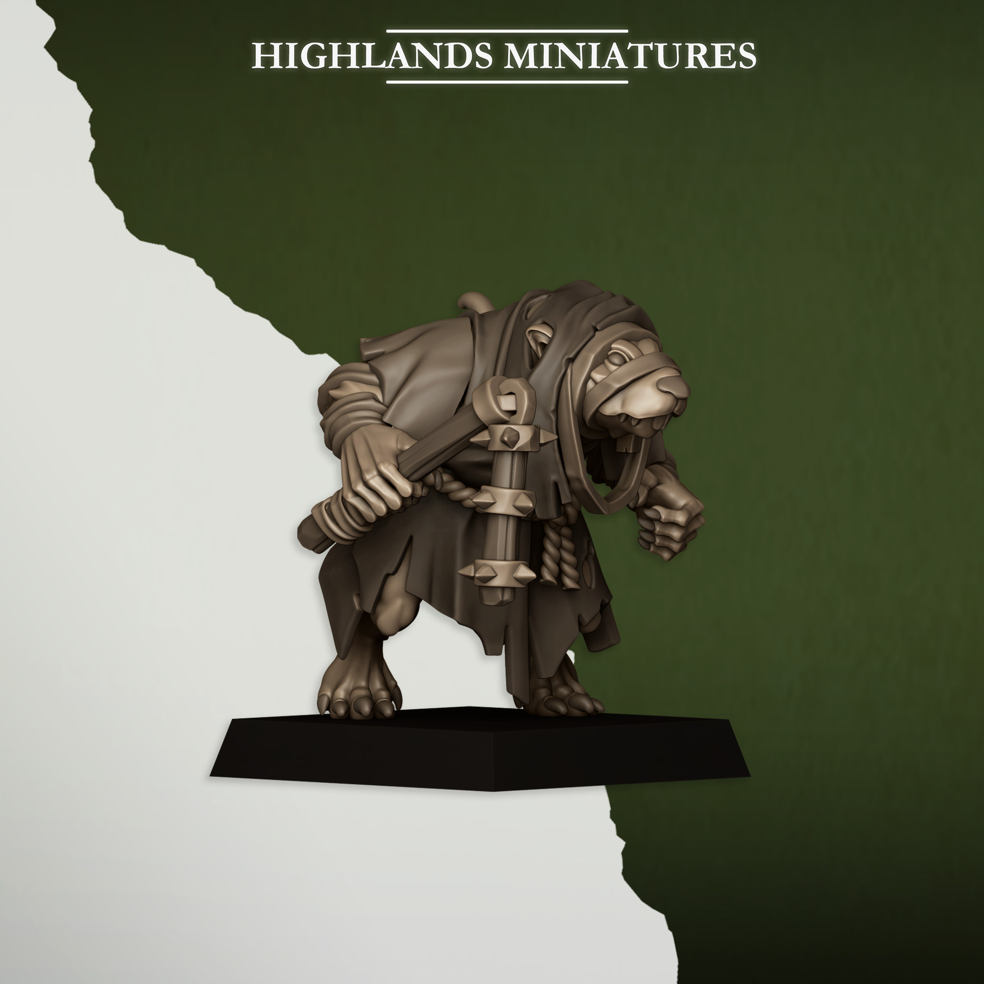 Vermin Acolytes, Sewer Vermin - Highlands Miniatures - Image 5
