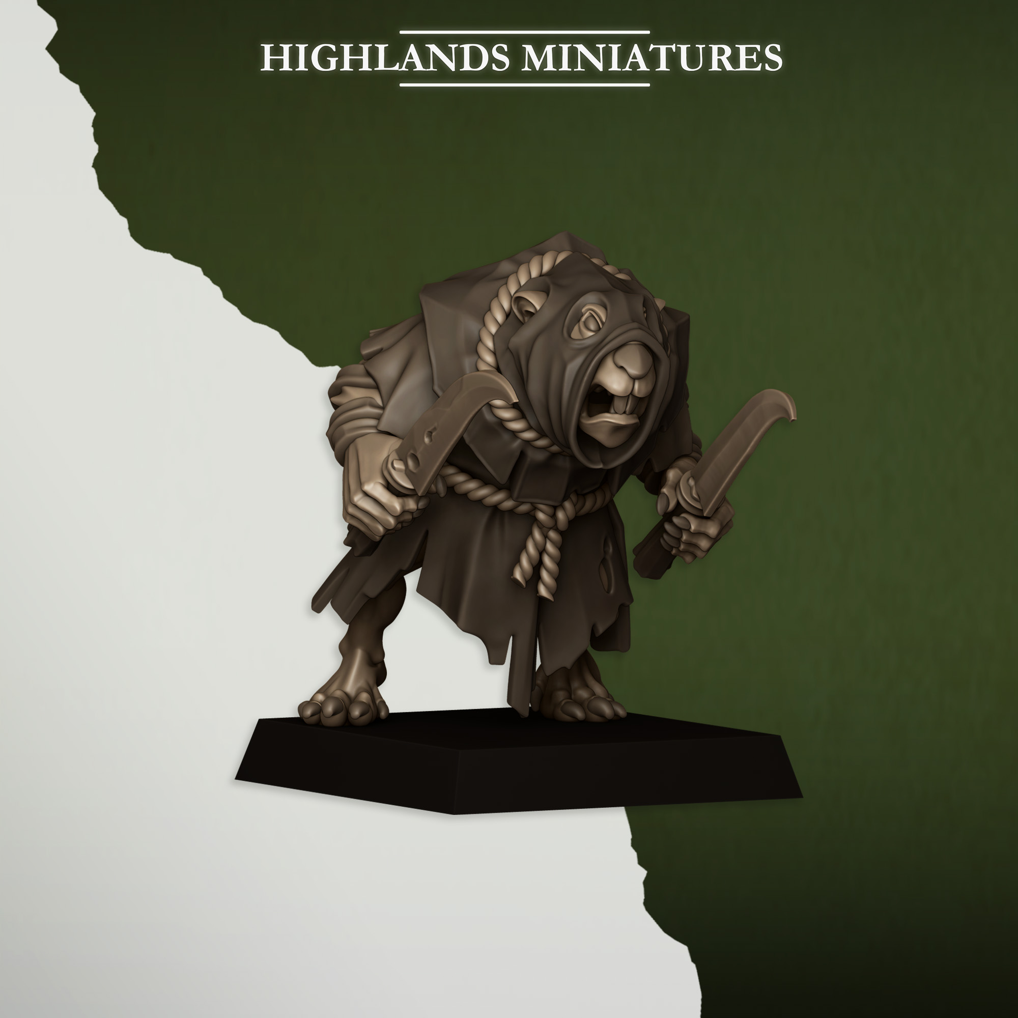 Vermin Acolytes, Sewer Vermin - Highlands Miniatures - Image 6