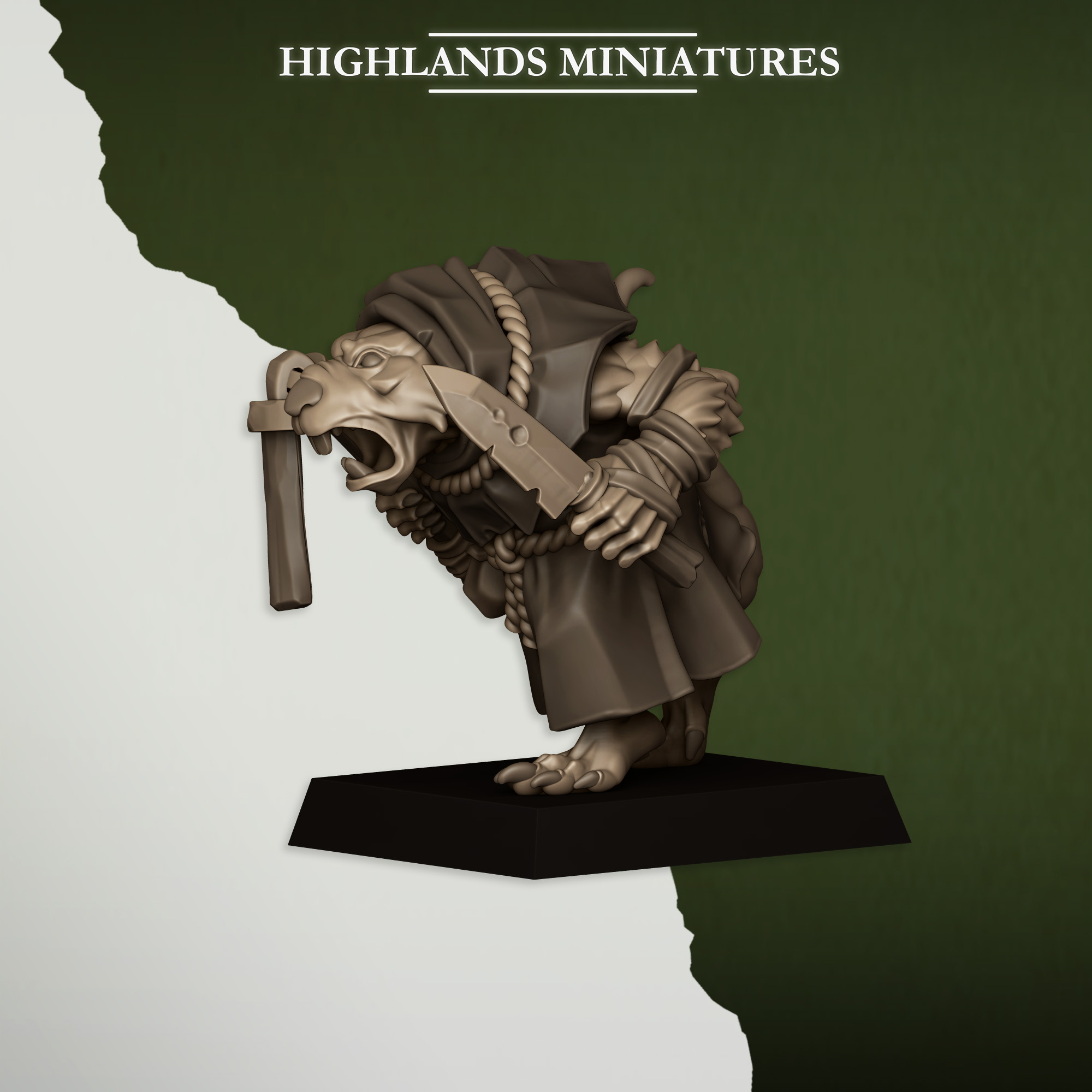 Vermin Acolytes, Sewer Vermin - Highlands Miniatures - Image 7