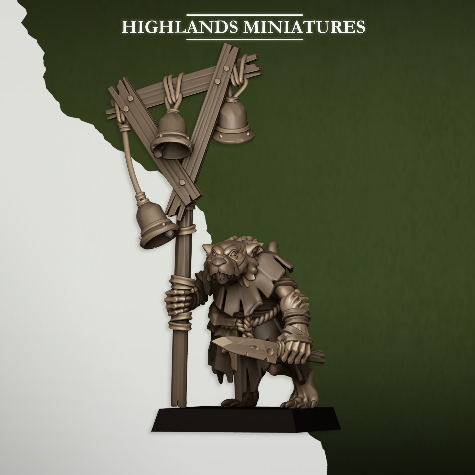 Vermin Acolytes, Sewer Vermin - Highlands Miniatures - Image 9