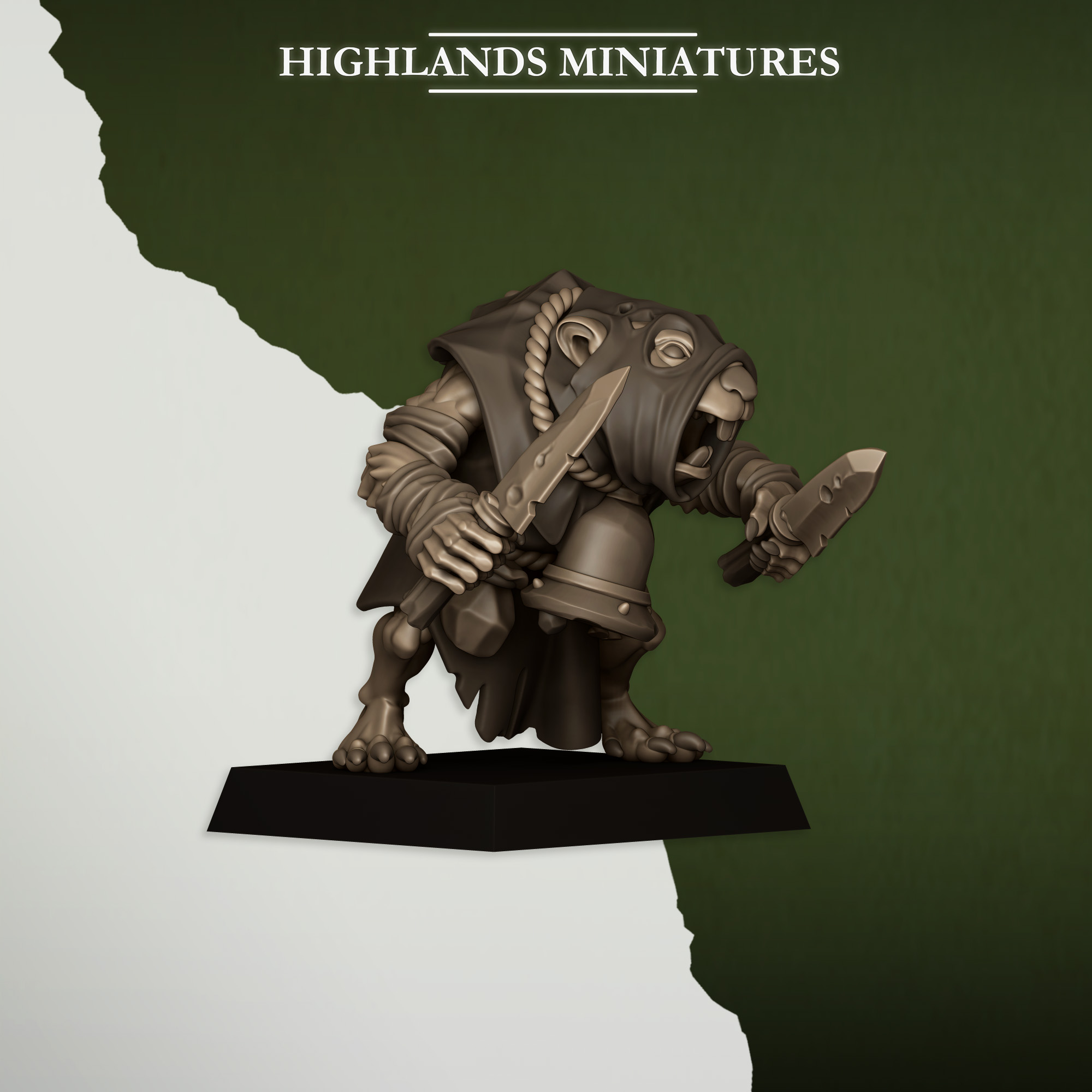 Vermin Acolytes, Sewer Vermin - Highlands Miniatures - Image 10