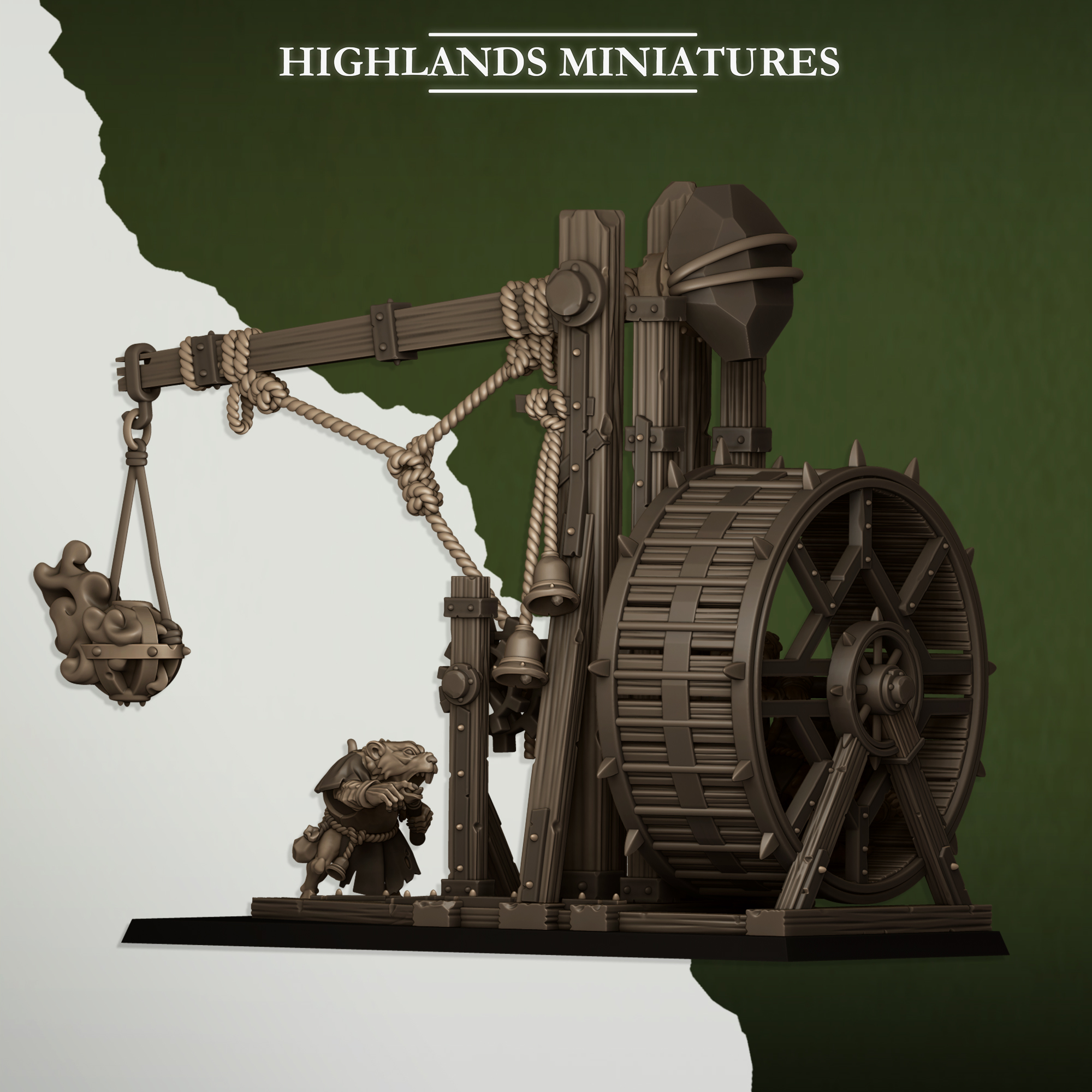 Vermin Censer Thrower, Sewer Vermin - Highlands Miniatures - Image 2