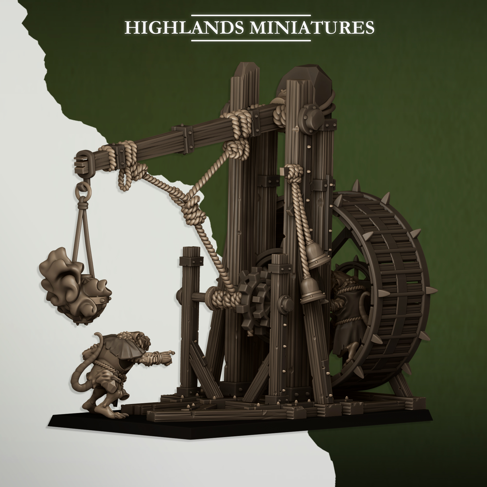 Vermin Censer Thrower, Sewer Vermin - Highlands Miniatures - Image 3