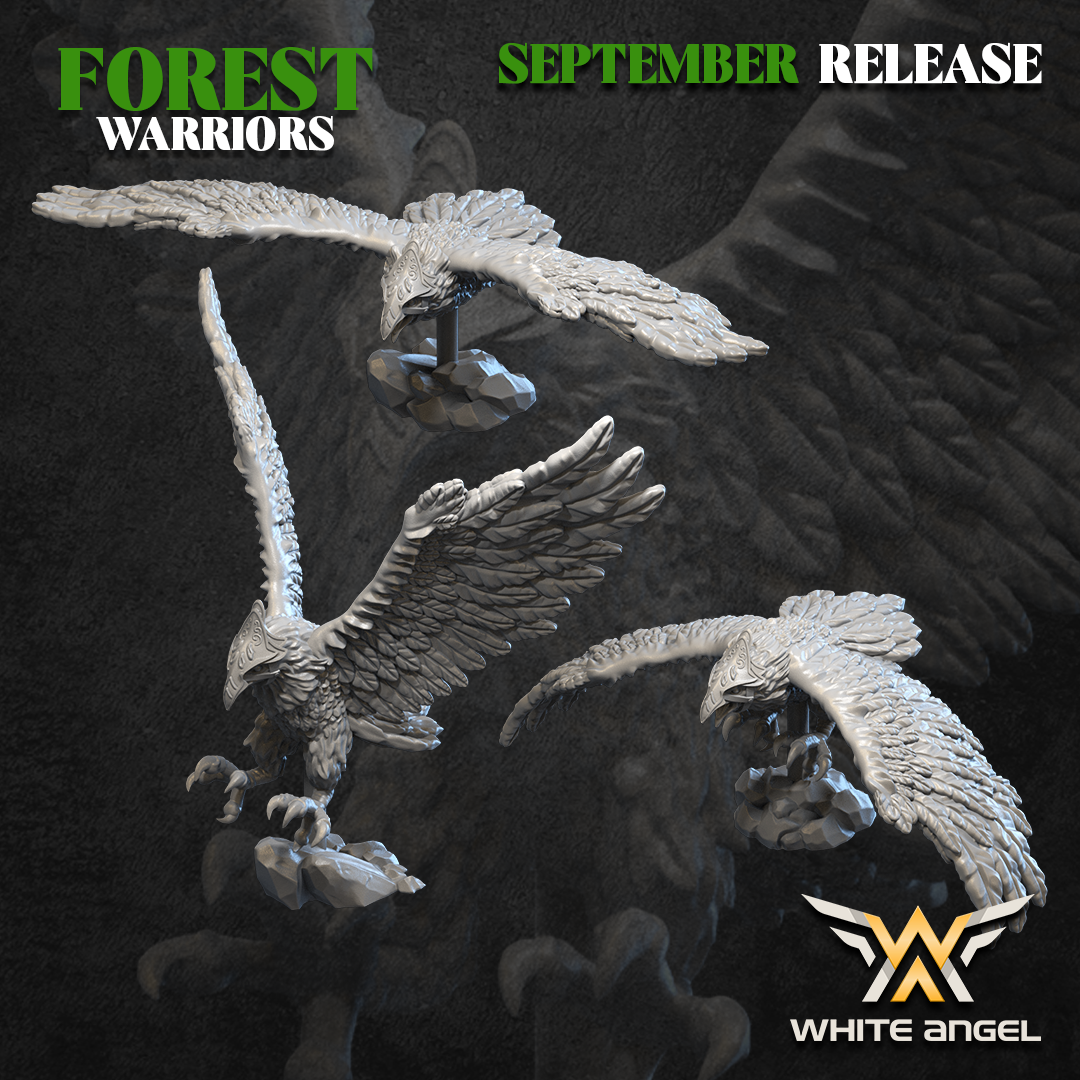 Ancestral Eagle, Forest Warriors - White Angel Miniatures