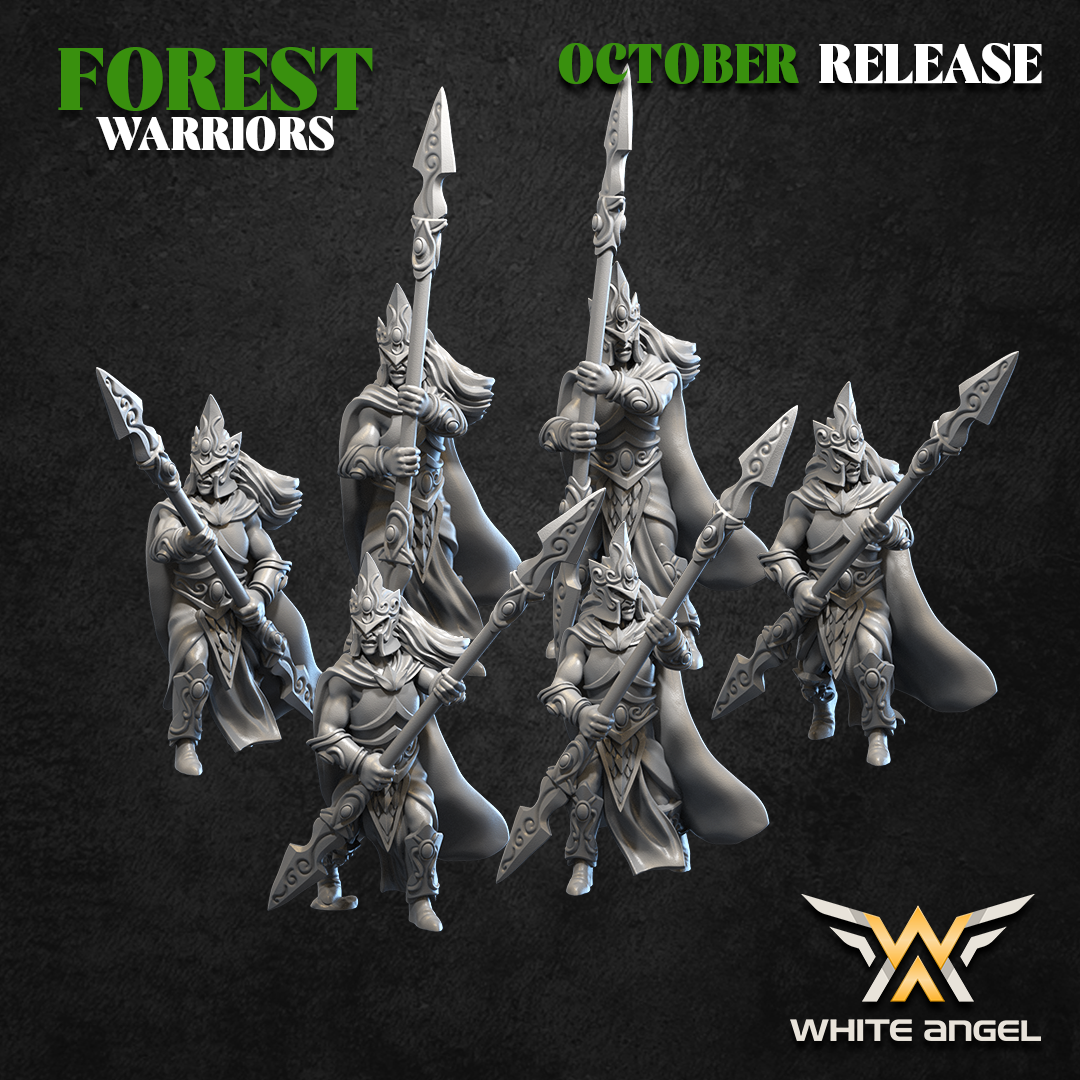 Forest Guardian, Forest Warriors, White Angel Miniatures - Image 2