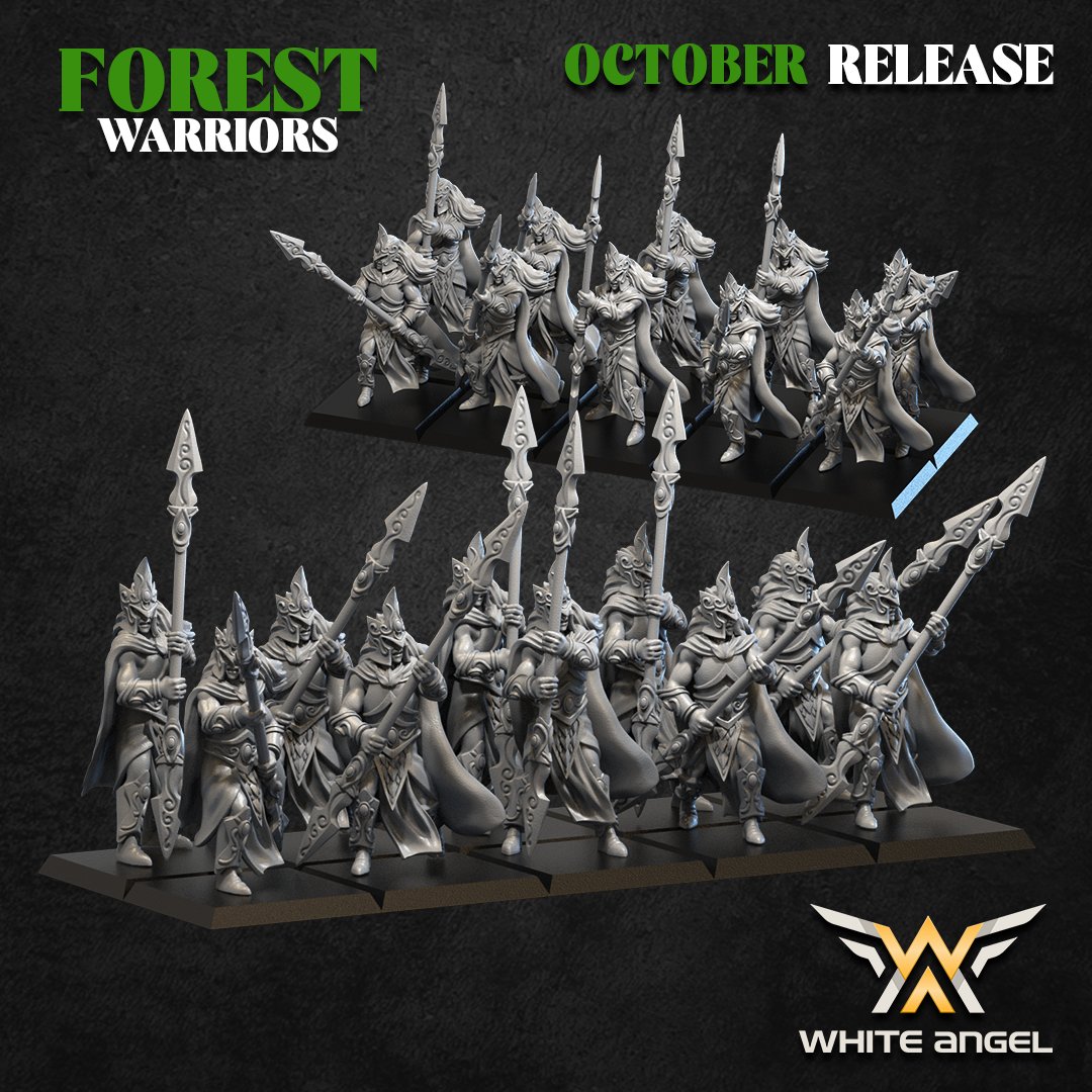 Forest Guardian, Forest Warriors, White Angel Miniatures
