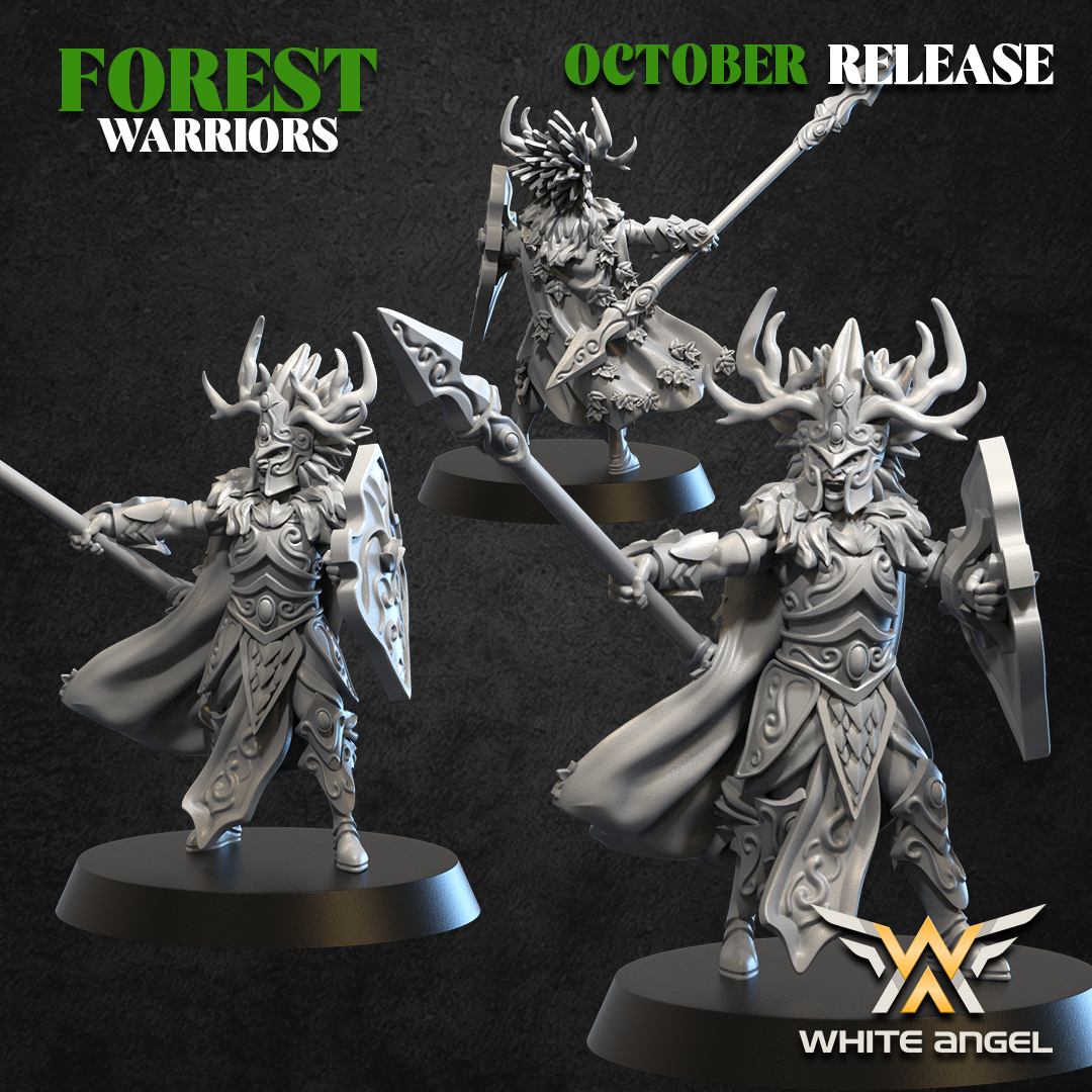 Lord of the Forest, Forest Warriors - White Angel Miniatures