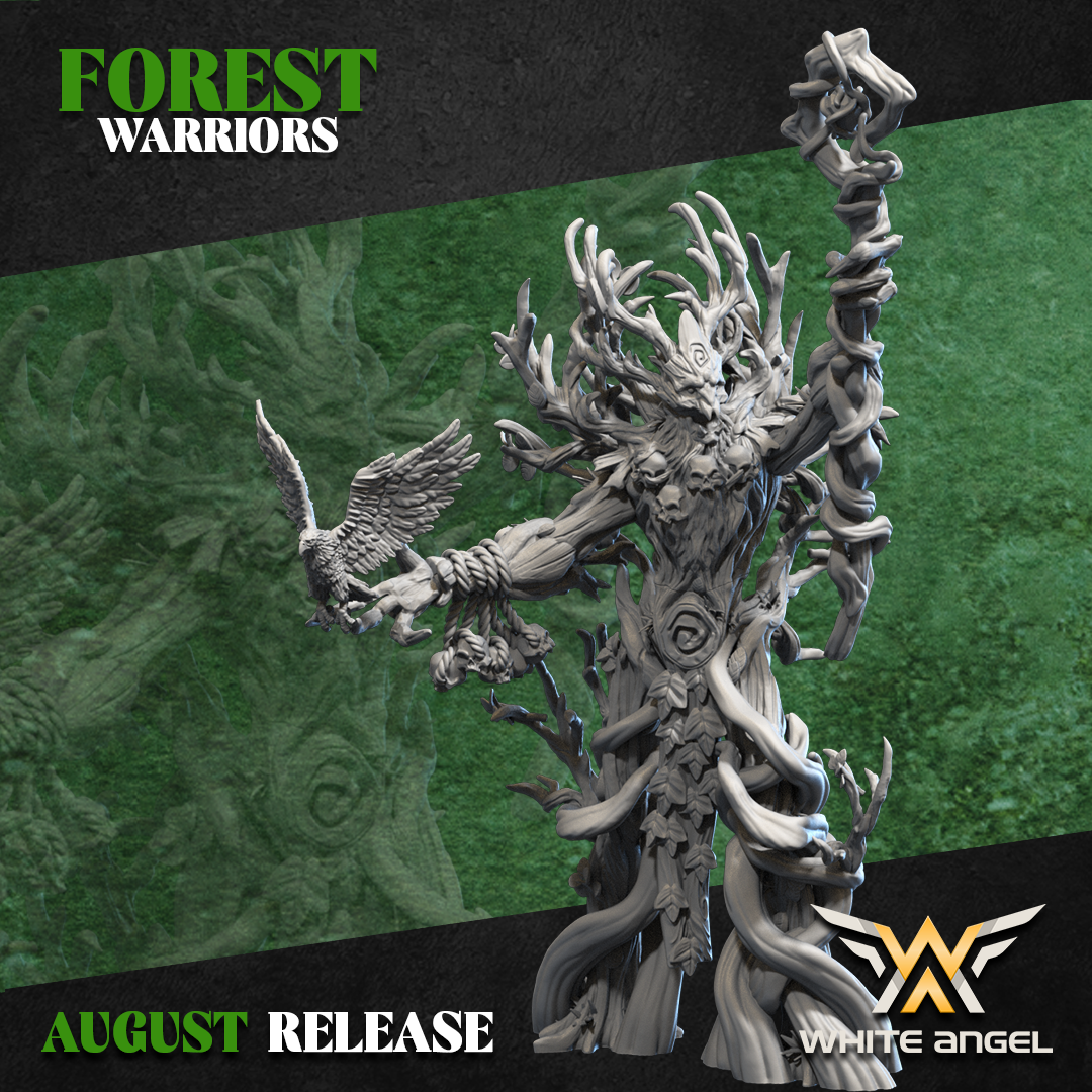 Old Treedruid, Forest Warriors - White Angel Miniatures