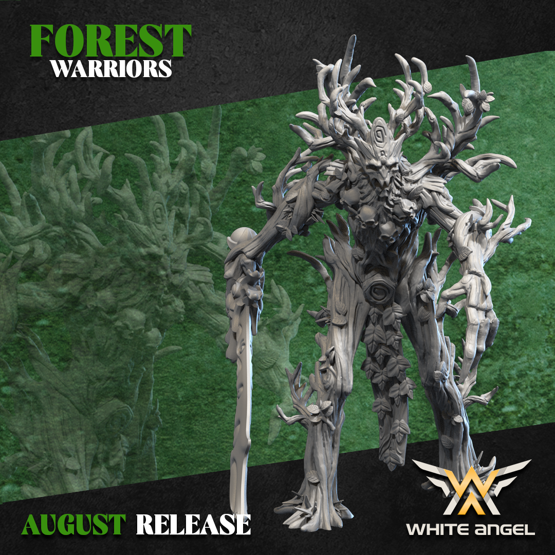 Old Treewarrior, Forest Warriors - White Angel Miniatures
