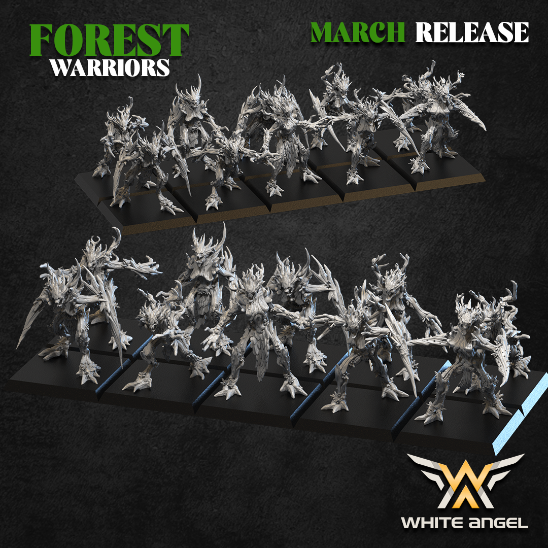 Spirit of the Forest, Forest Warriors, White Angel Miniatures