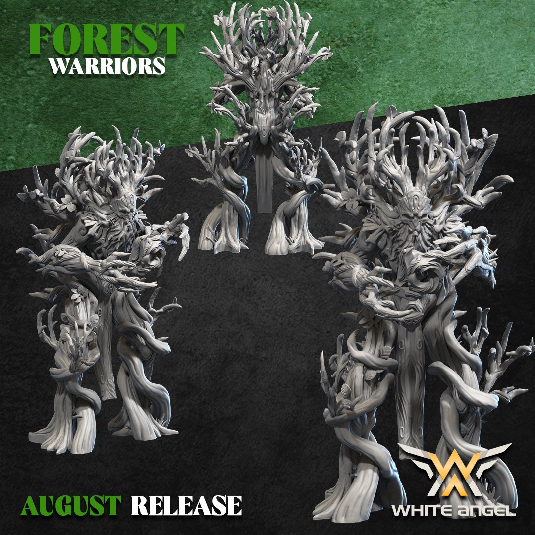 Treedruid 2, Forest Warriors - White Angel Miniatures
