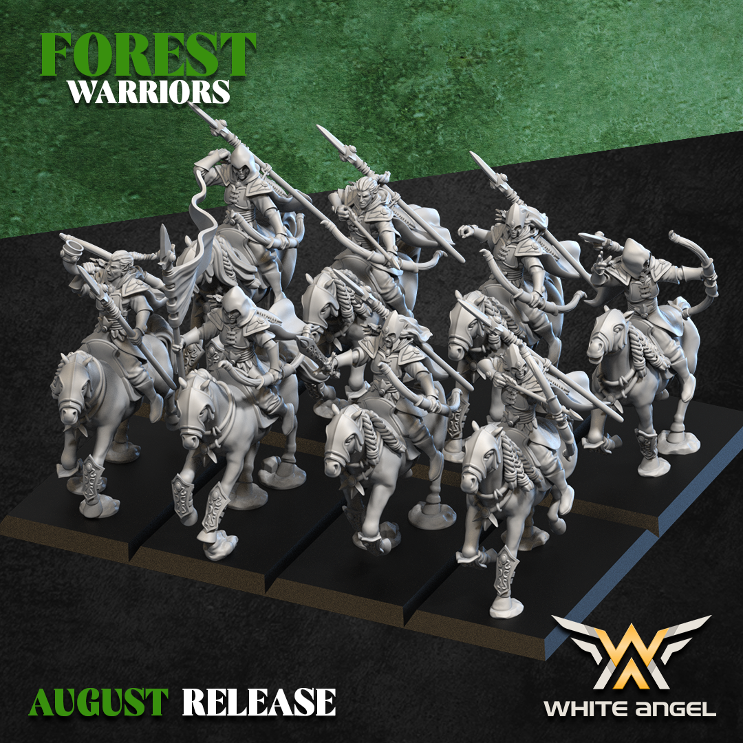 Wood Arrow Rider, Forest Warriors- White Angel Miniatures