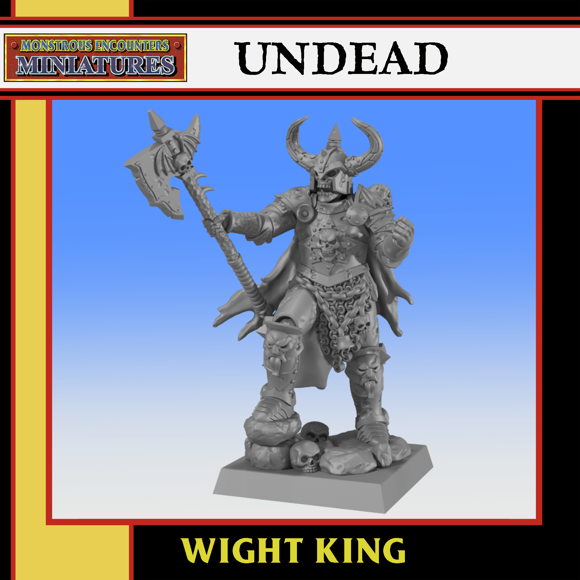 Wight King 1, Undead- Monstrous Encounters