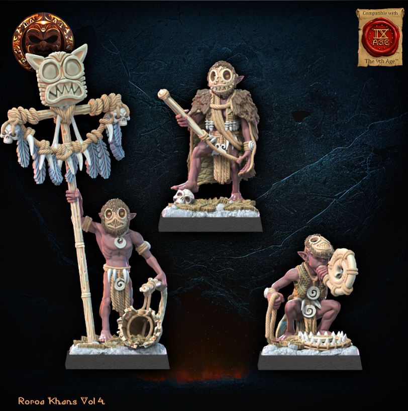 Yarablin Trapper Unit including Command Group, Roroa Khans, Lost Kingdom