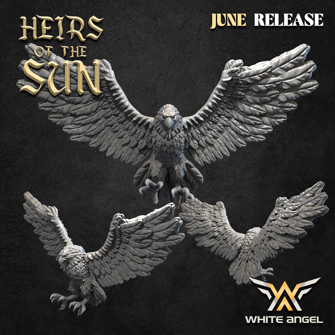 Giant Eagle 1, Heirs of the Sun - White Angel Miniatures