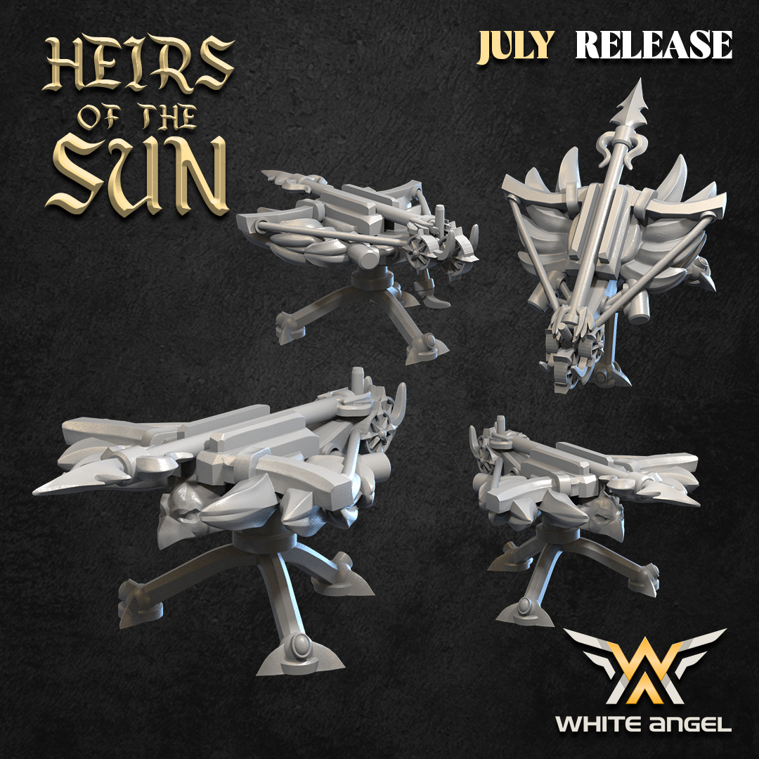 Large Assualt Crossbow, Heirs of the Sun- White Angel Miniatures
