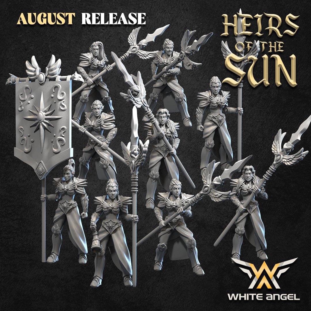 Sisters of Light, Heirs of the Sun, White Angel Miniatures
