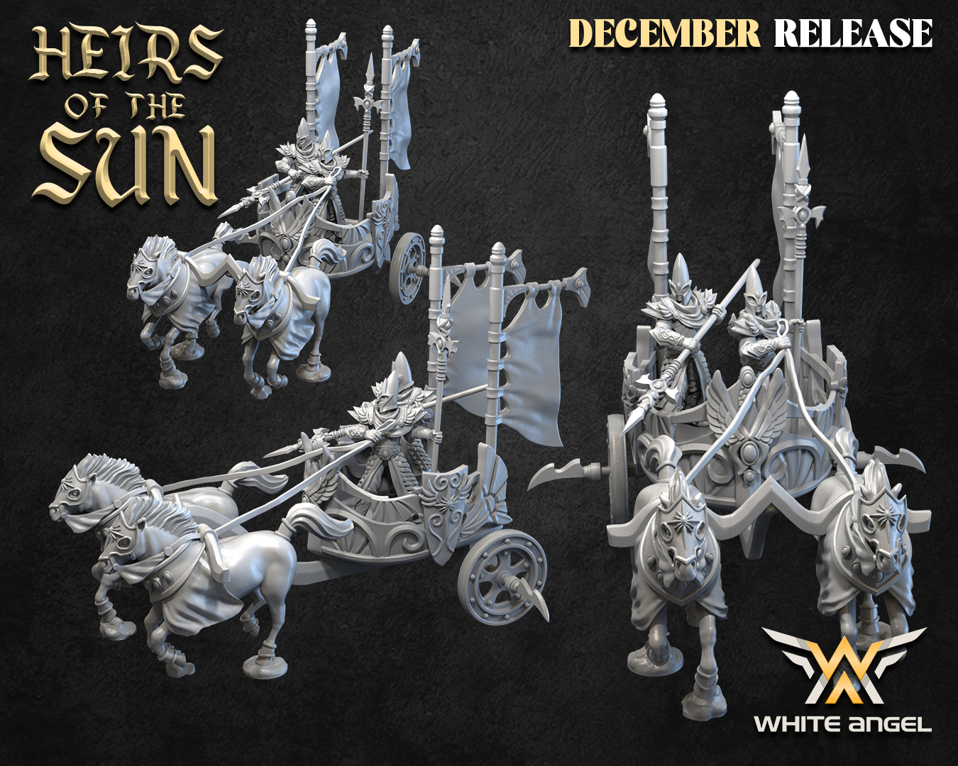 Chariot of Light, Heirs of the Sun - White Angel Miniatures - Image 3
