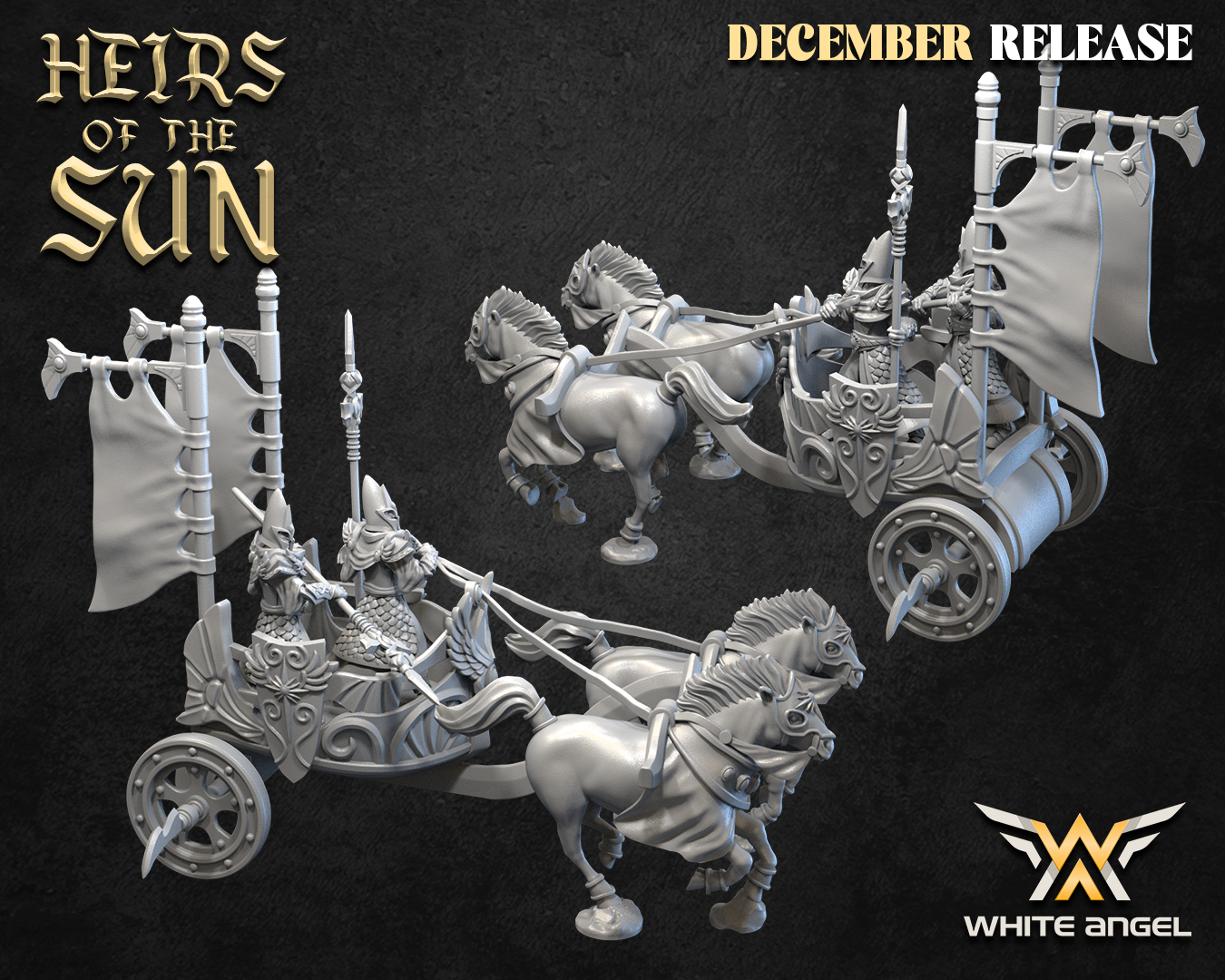 Chariot of Light, Heirs of the Sun - White Angel Miniatures - Image 4