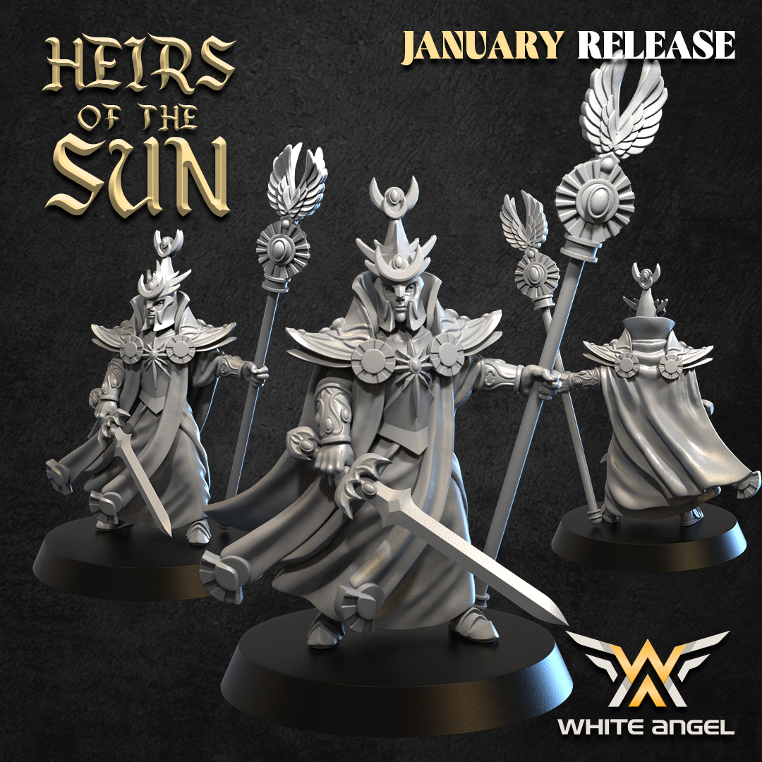 Archmage of the Sun, Heirs of the Sun - White Angel Miniatures - Image 2