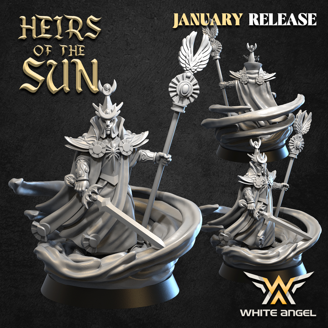 Archmage of the Sun, Heirs of the Sun - White Angel Miniatures - Image 3