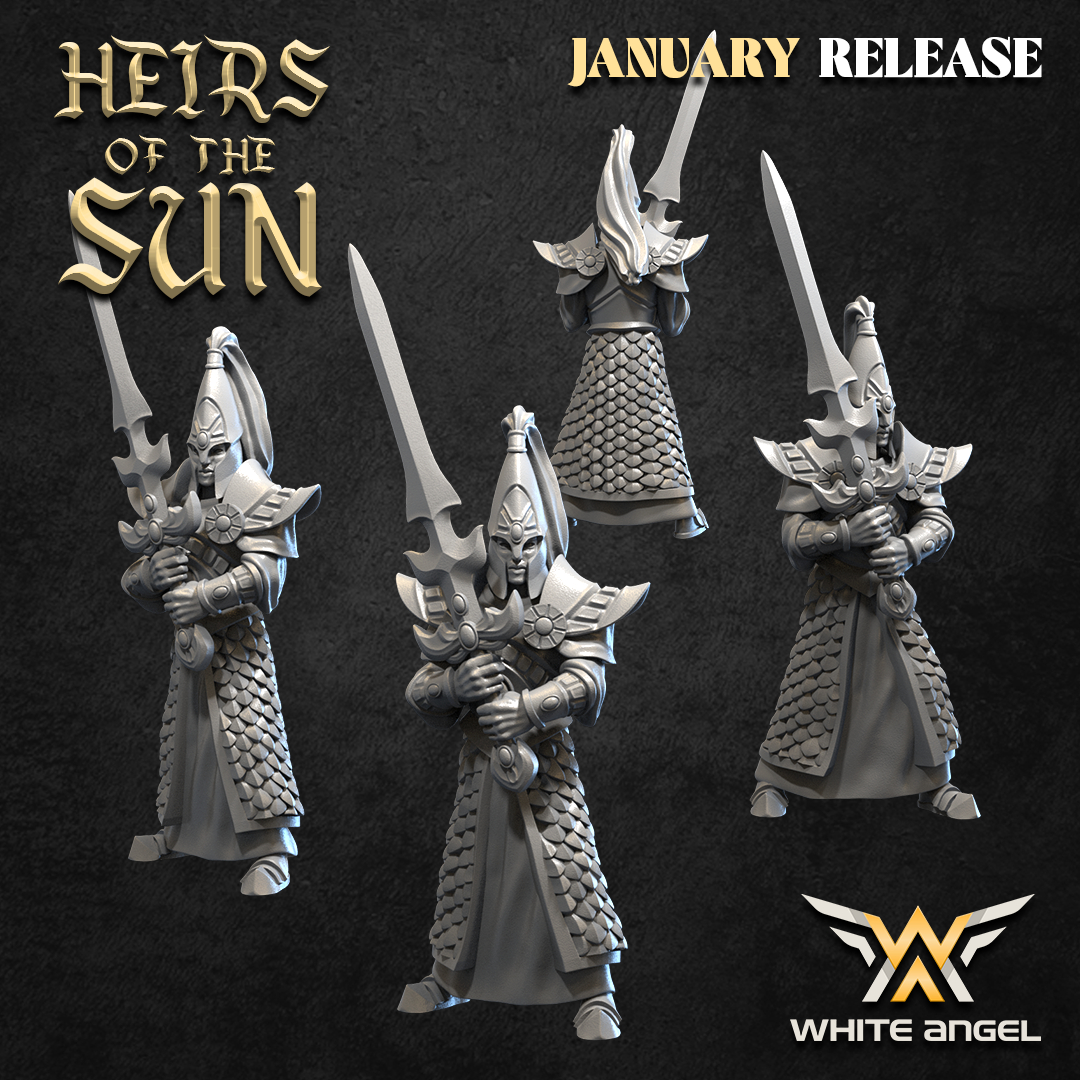 High Warrior of the Sun, Heirs of the Sun, White Angel Miniatures - Image 3