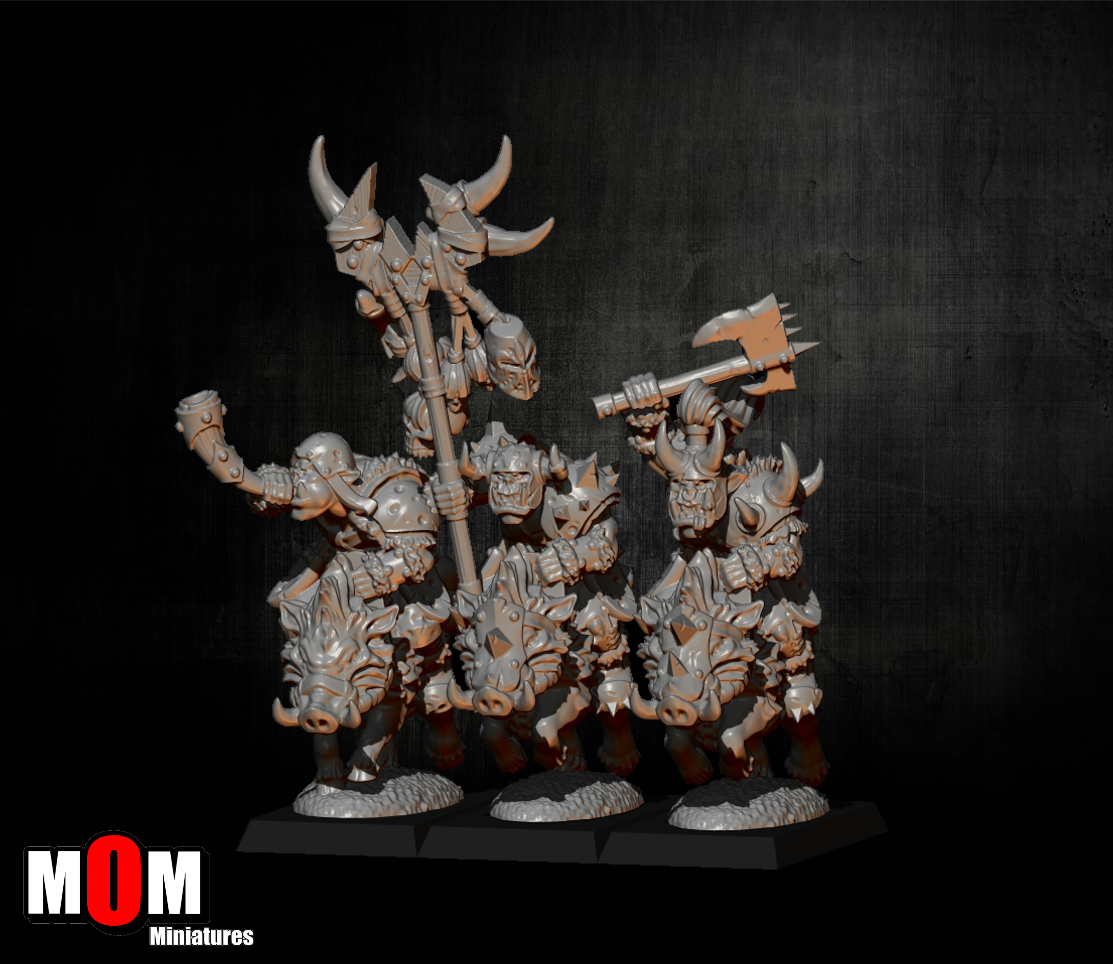 Orcs on Boars, Orcs and Goblins - MoM Miniatures - Image 4