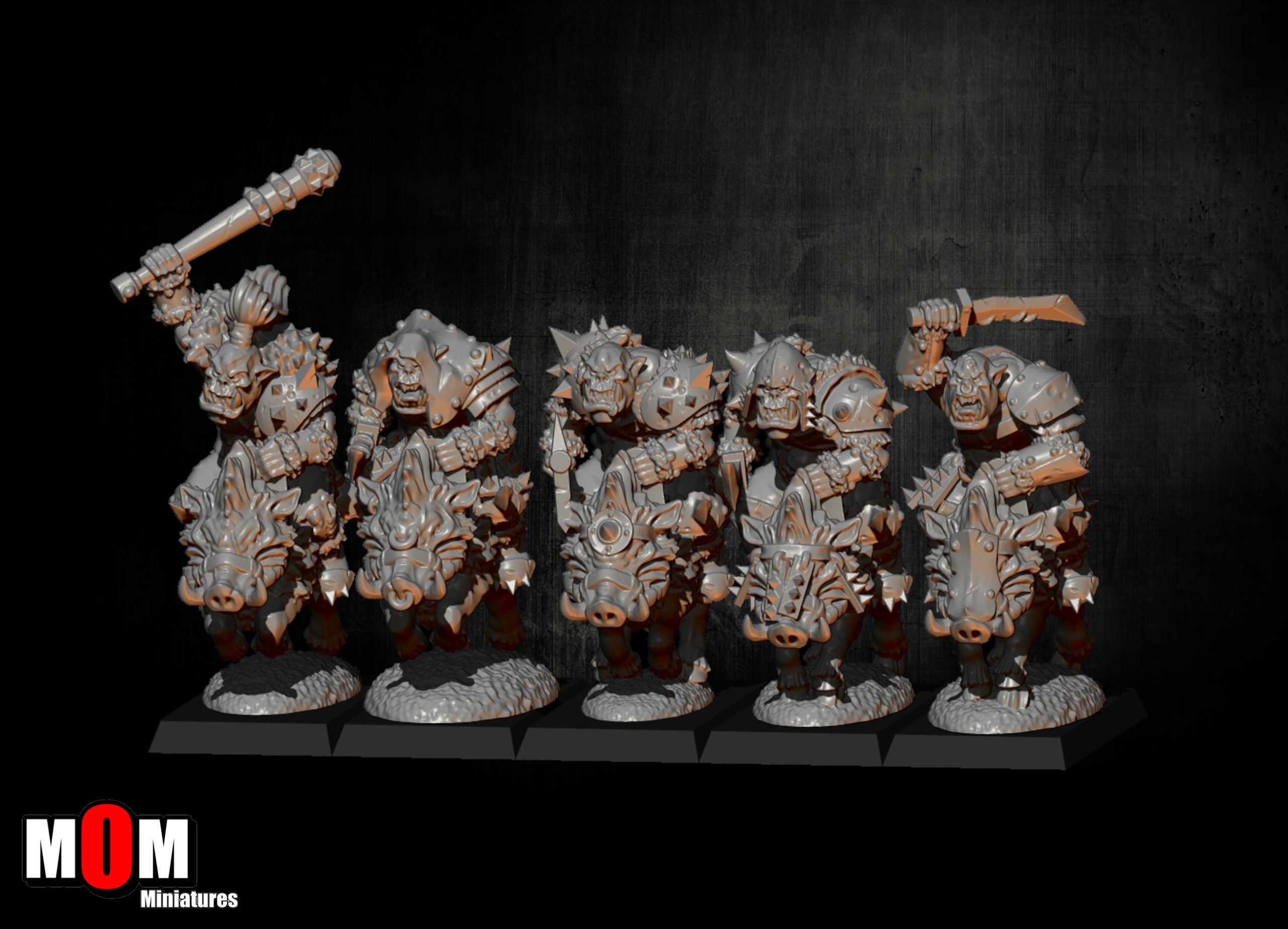 Orcs on Boars, Orcs and Goblins - MoM Miniatures - Image 7