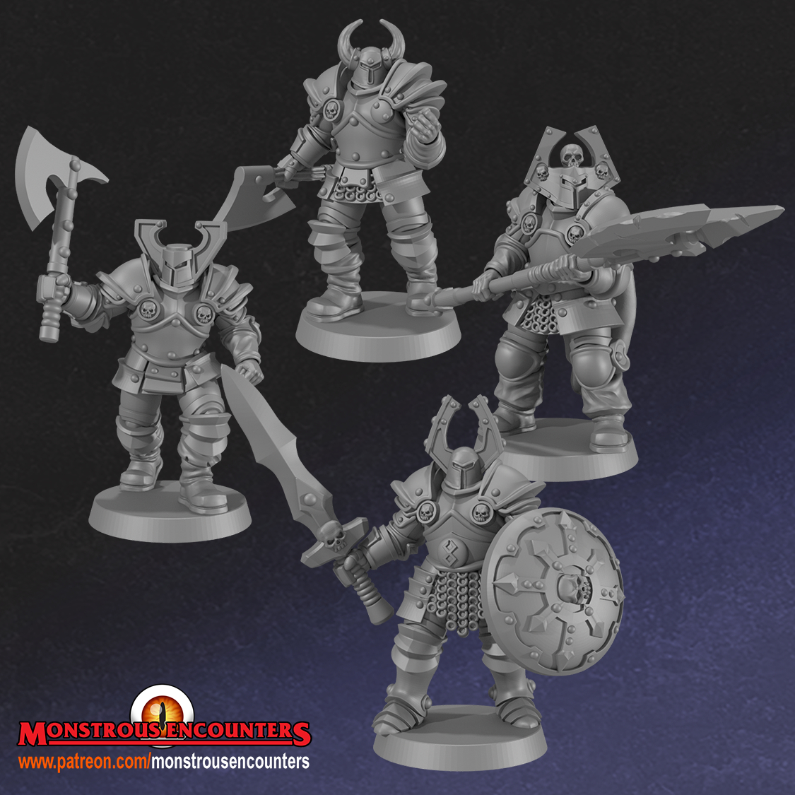 Chaotic Warriors, Dark Crusaders, Monstrous Encounters