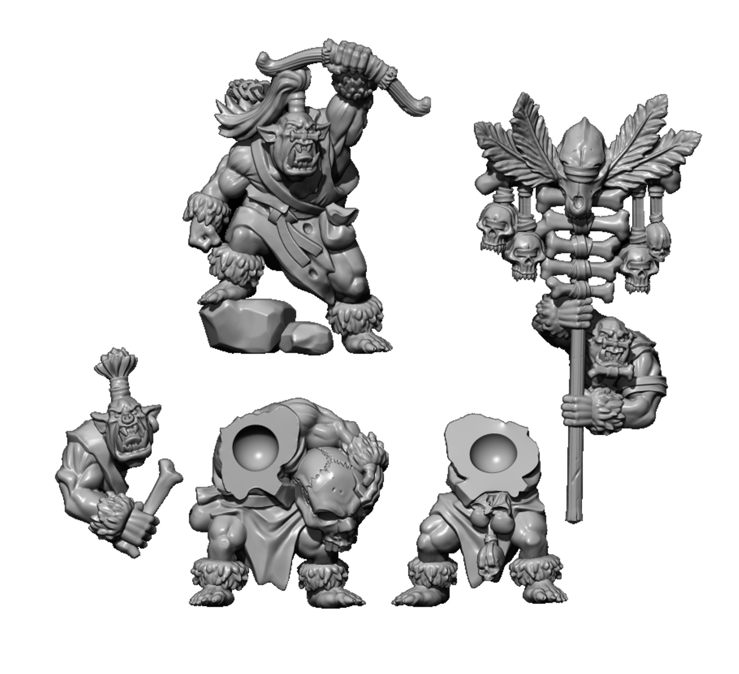 Wild Orc Archers, Orcs and Goblins- MoM Miniatures - Image 3