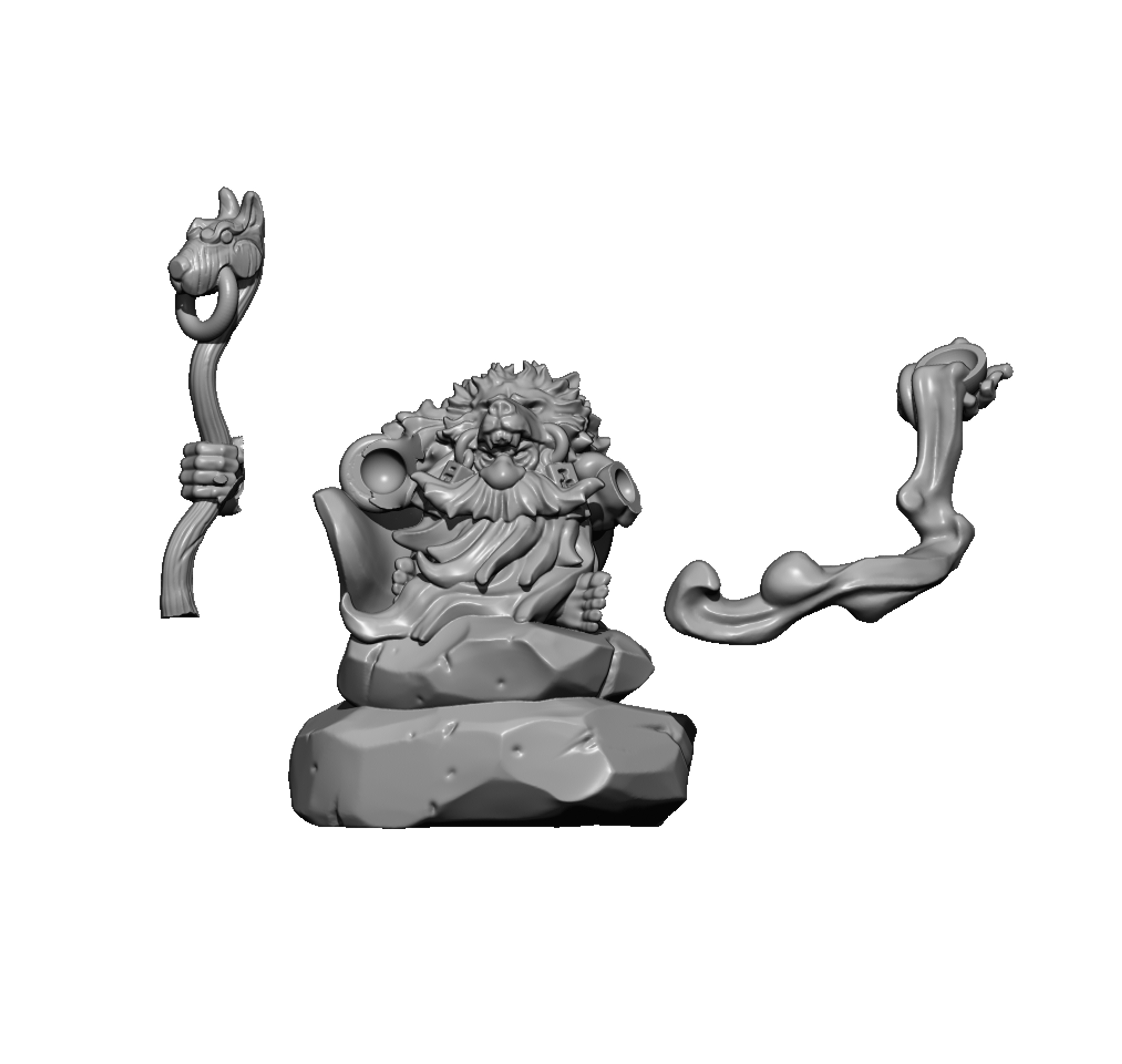 Druid 1, Dwarves- MoM Miniatures - Image 4