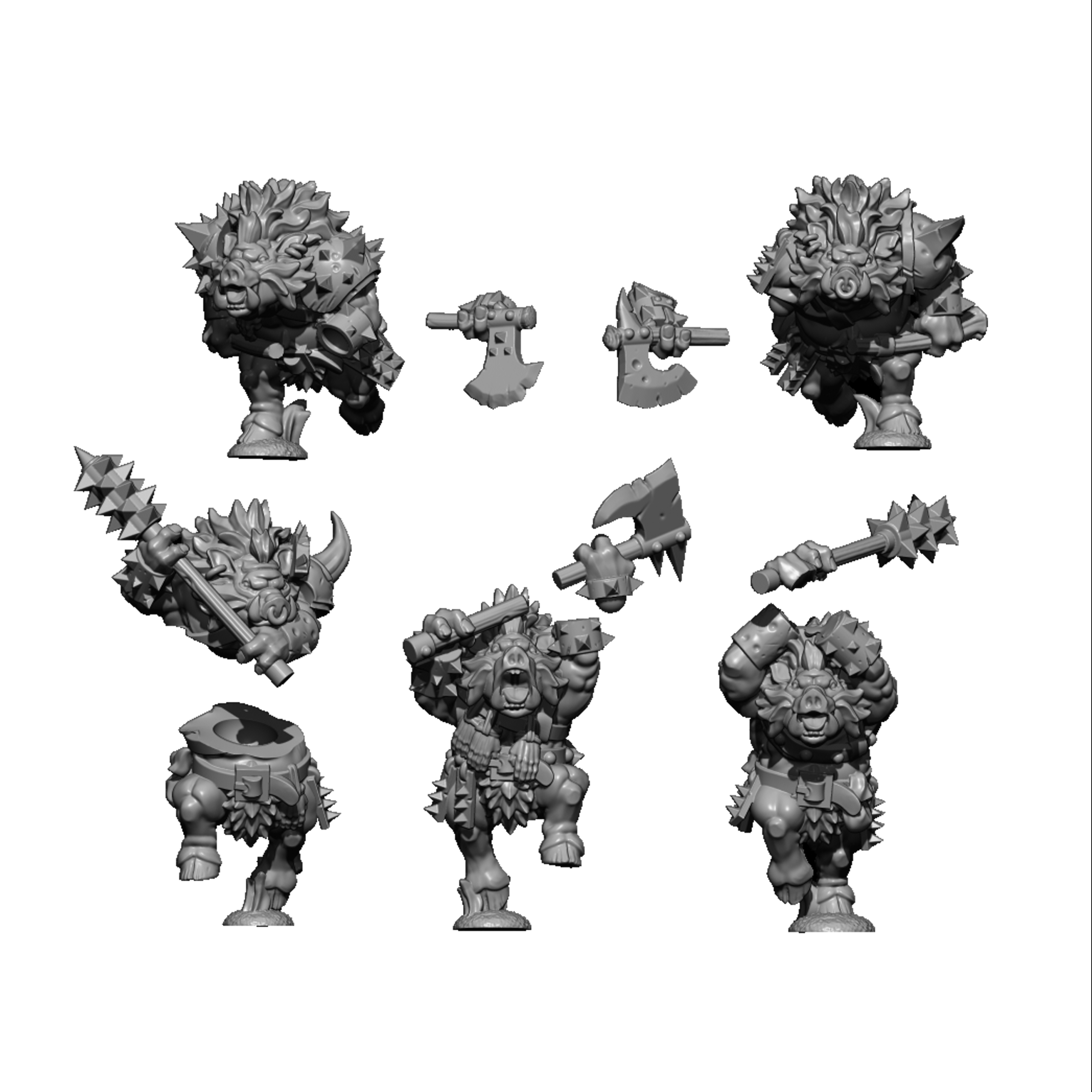Pigmens Warriors, Chaos - MoM Miniatures - Image 4