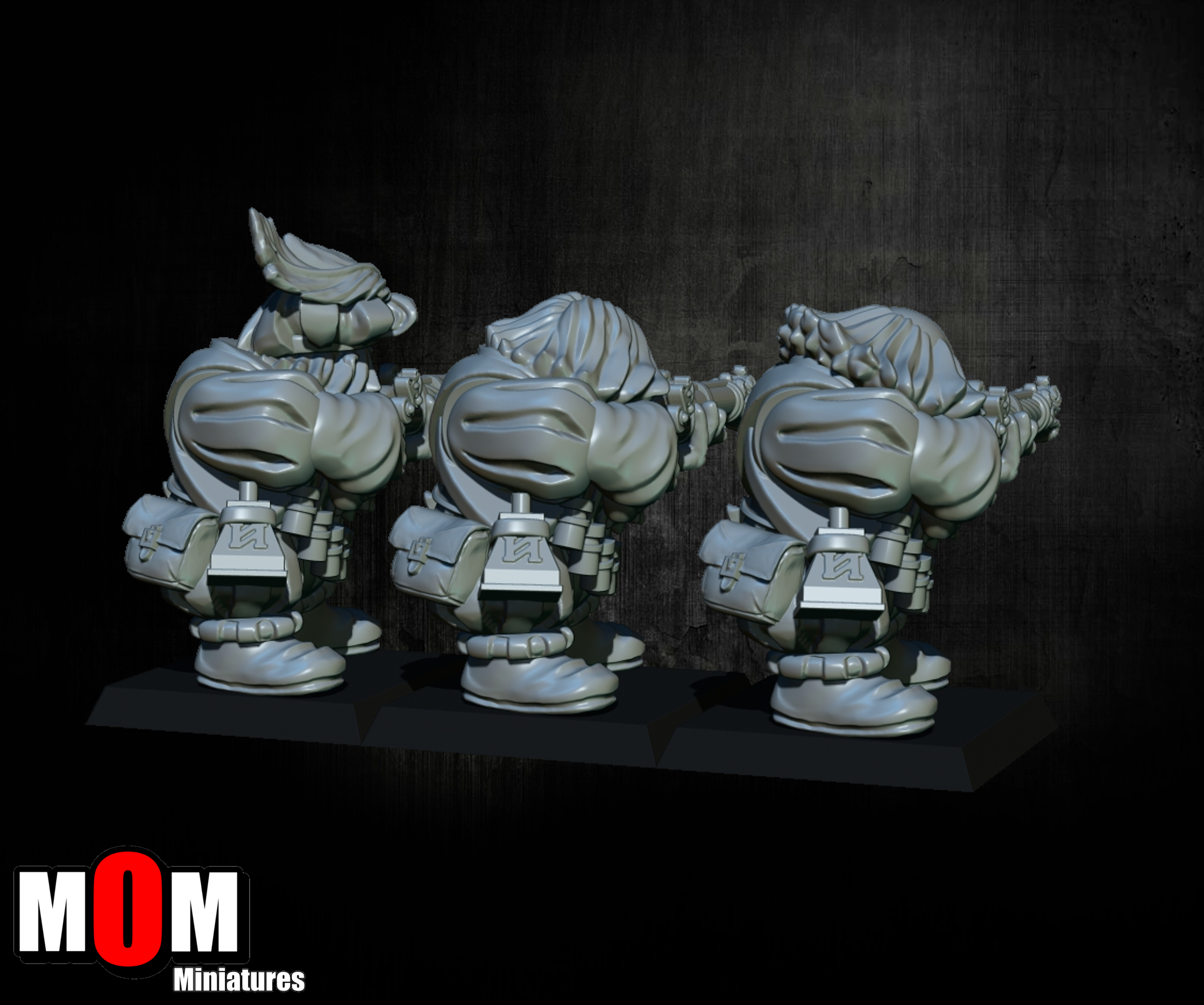 Imperial Dwarves Arquebusiers, Dwarves - MoM Miniatures - Image 5