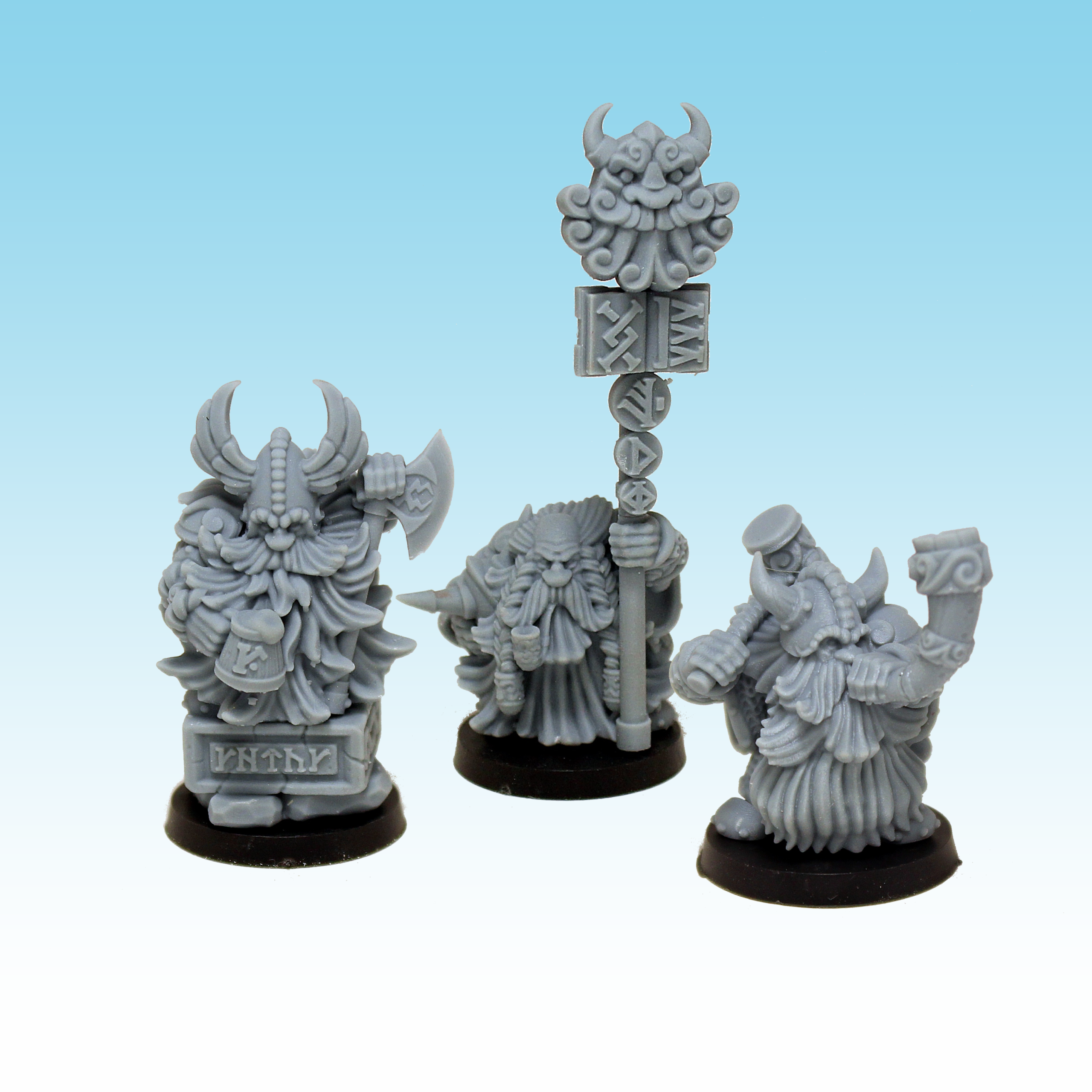 Whitebeards, Dwarves - MoM Miniatures