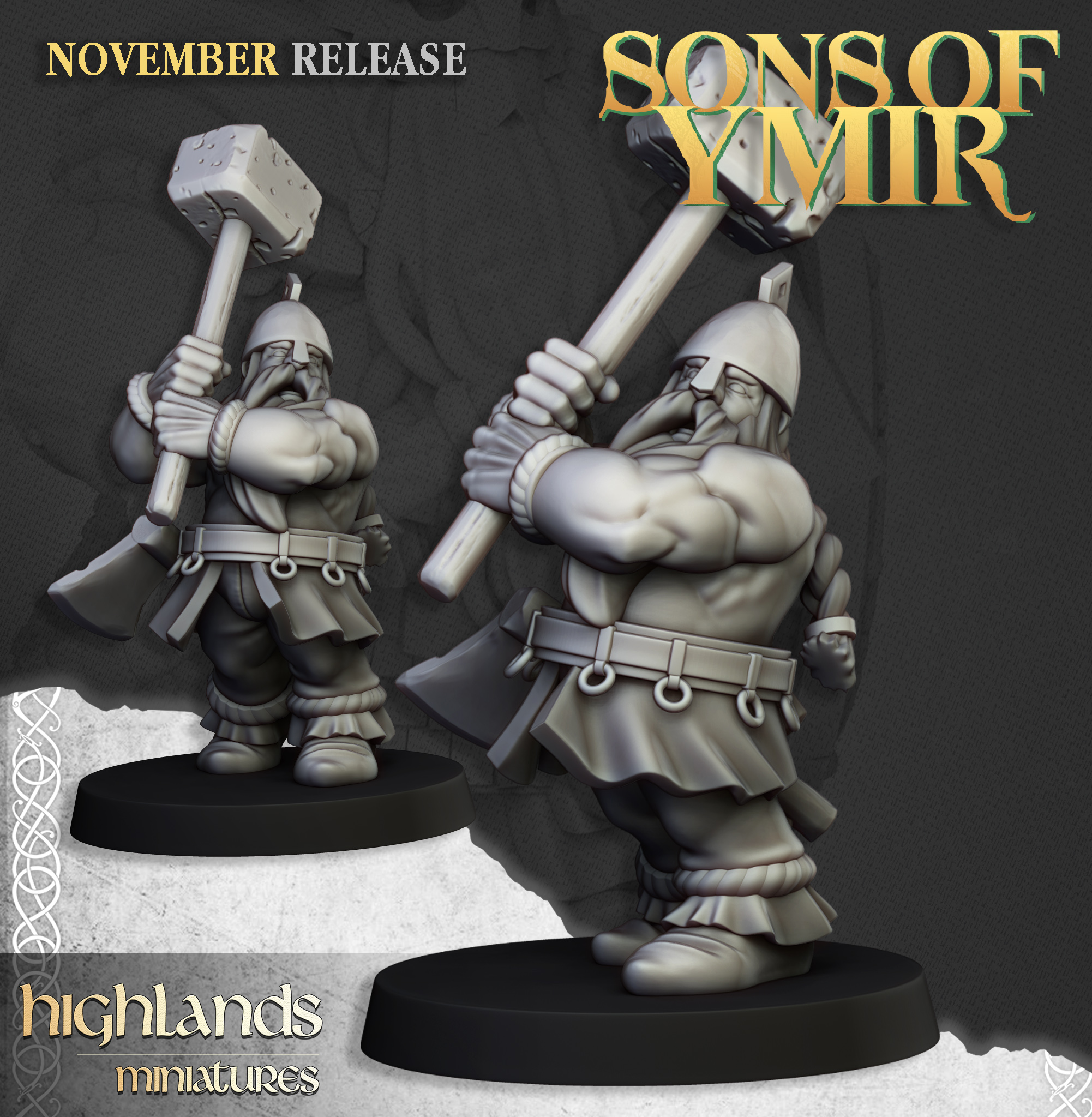 Dwarf Organ Gun, Sons of Ymir- Highlands Miniatures - Image 6