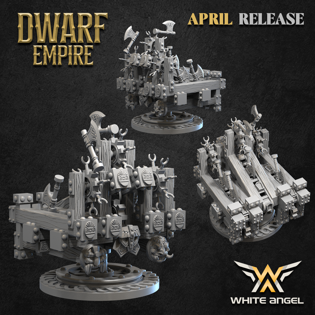 Dwarf Axe Machine, Dwarf Empire - White Angel Miniatures - Image 9
