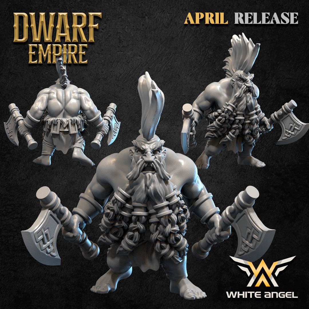 Legendary Killers Extra Pack, Dwarf Empire - White Angel Miniatures - Image 5