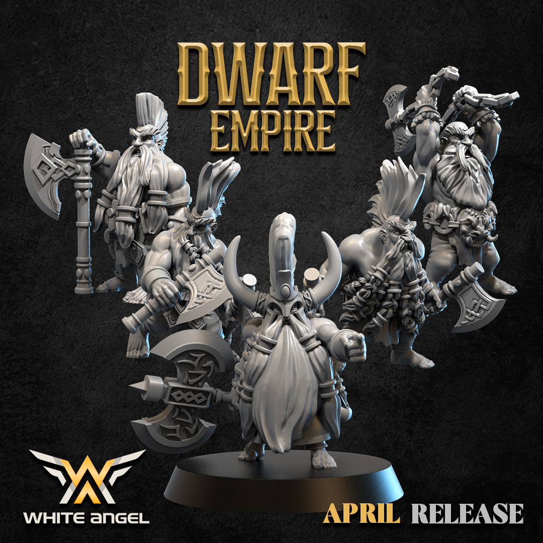 Legendary Killers Extra Pack, Dwarf Empire - White Angel Miniatures