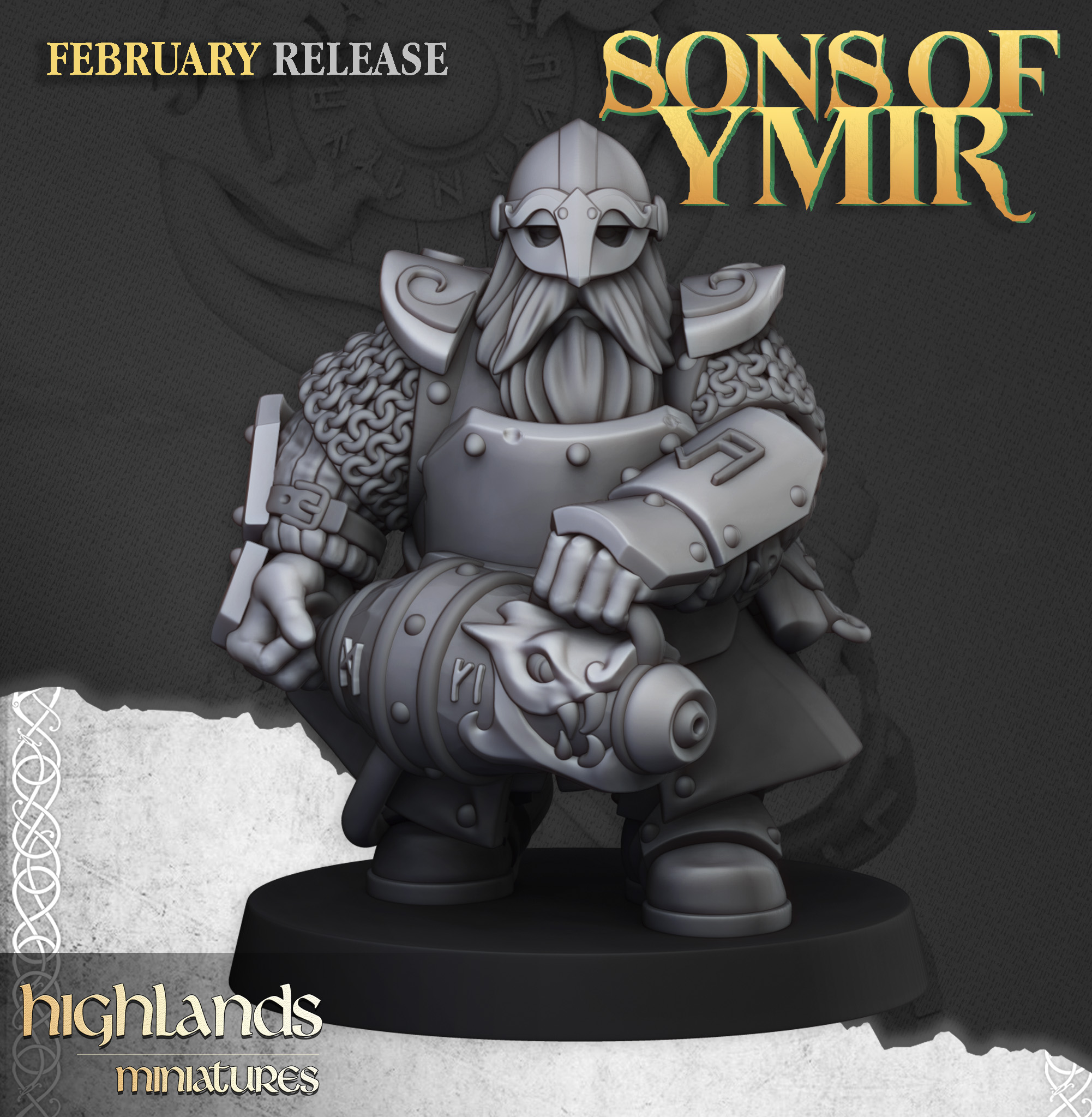 Dwarf Firespitters, Sons of Ymir- Highlands Miniatures - Image 3