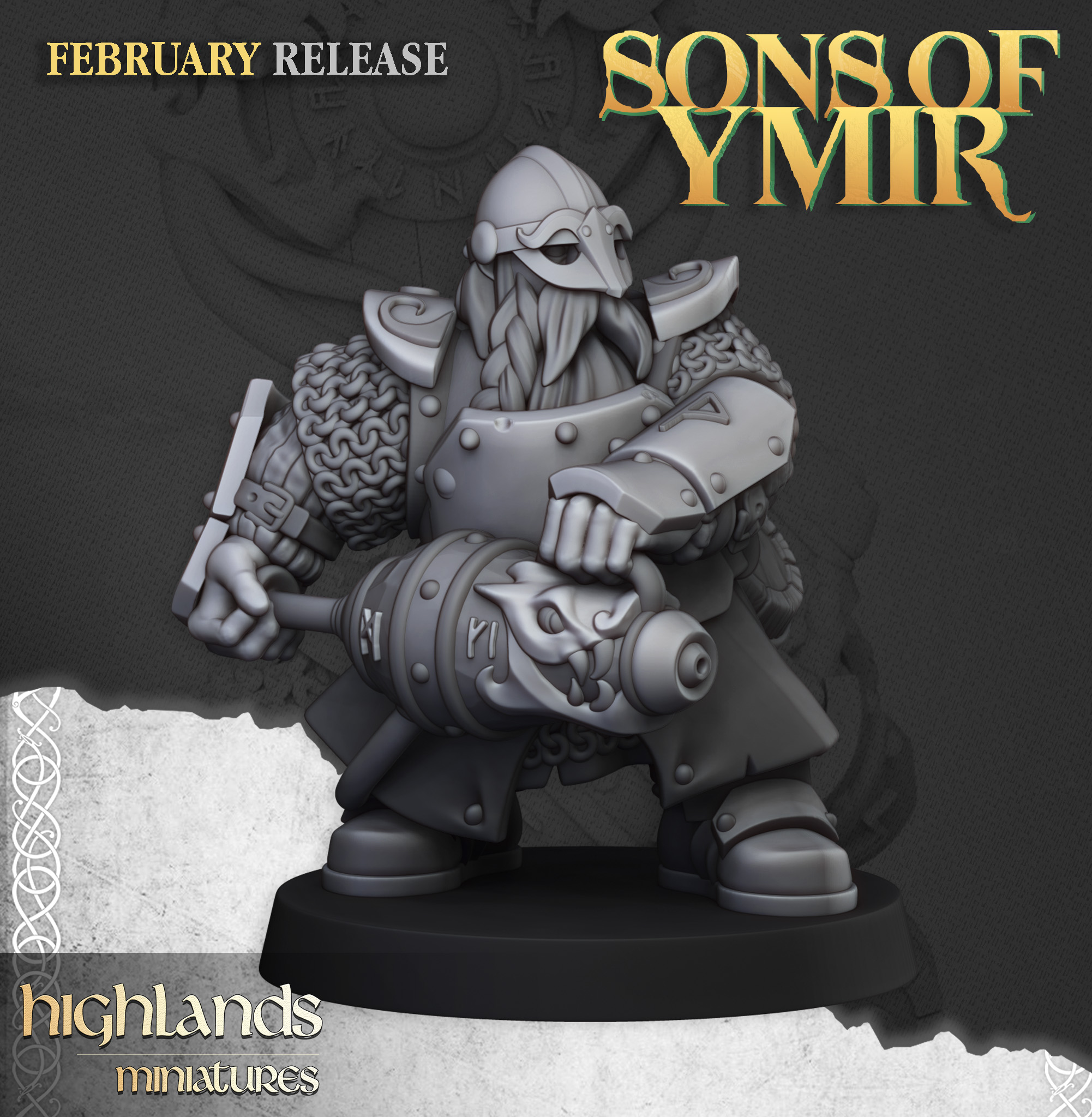 Dwarf Firespitters, Sons of Ymir- Highlands Miniatures - Image 4