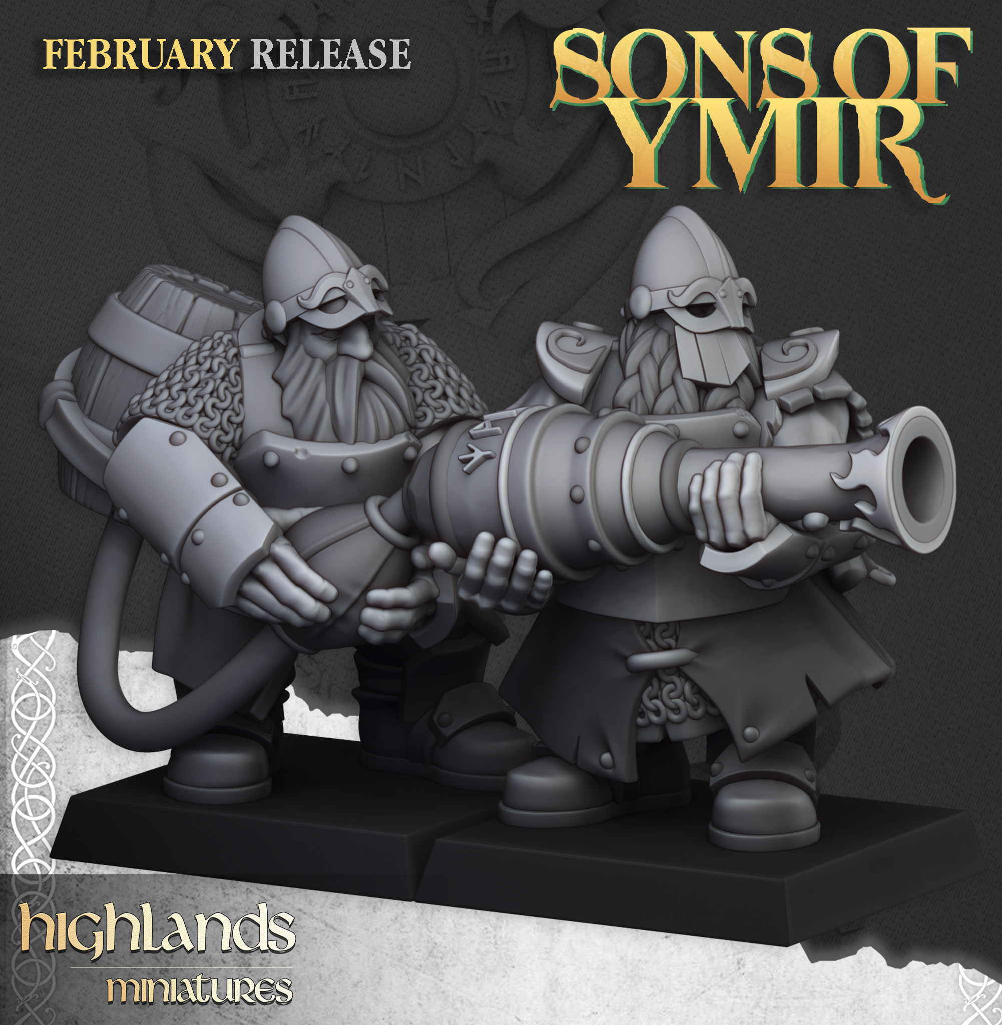 Dwarf Firespitters, Sons of Ymir- Highlands Miniatures - Image 5