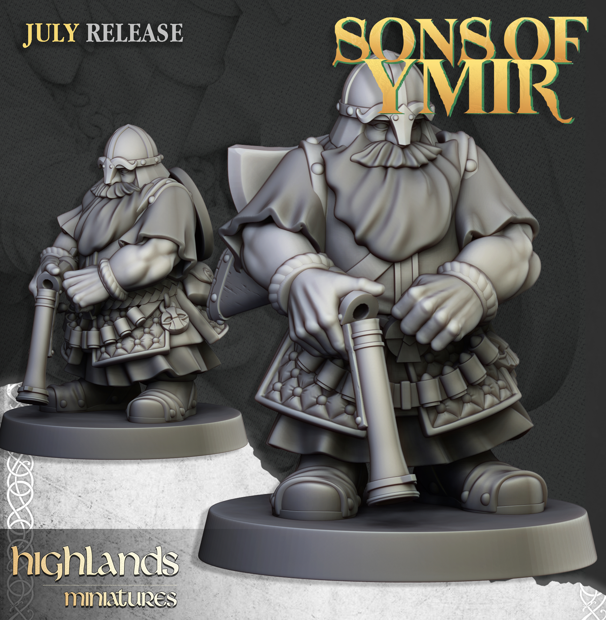 Dwarf Marksmen , Sons of Ymir- Highlands Miniatures - Image 5