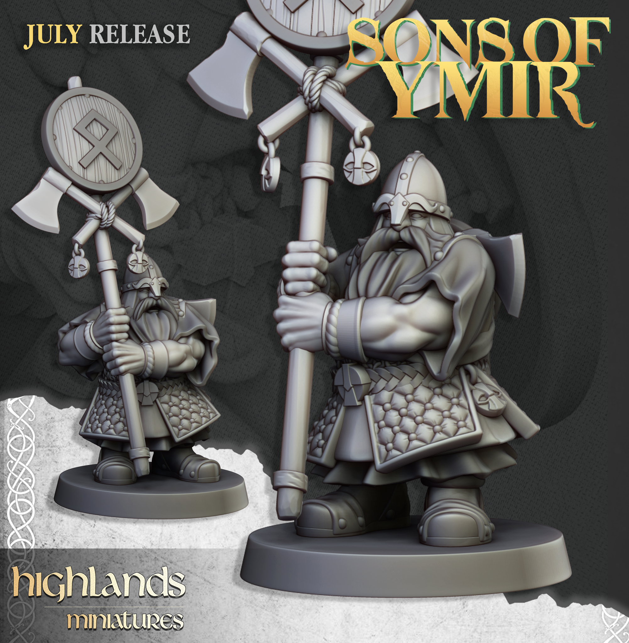 Dwarf Marksmen , Sons of Ymir- Highlands Miniatures - Image 6