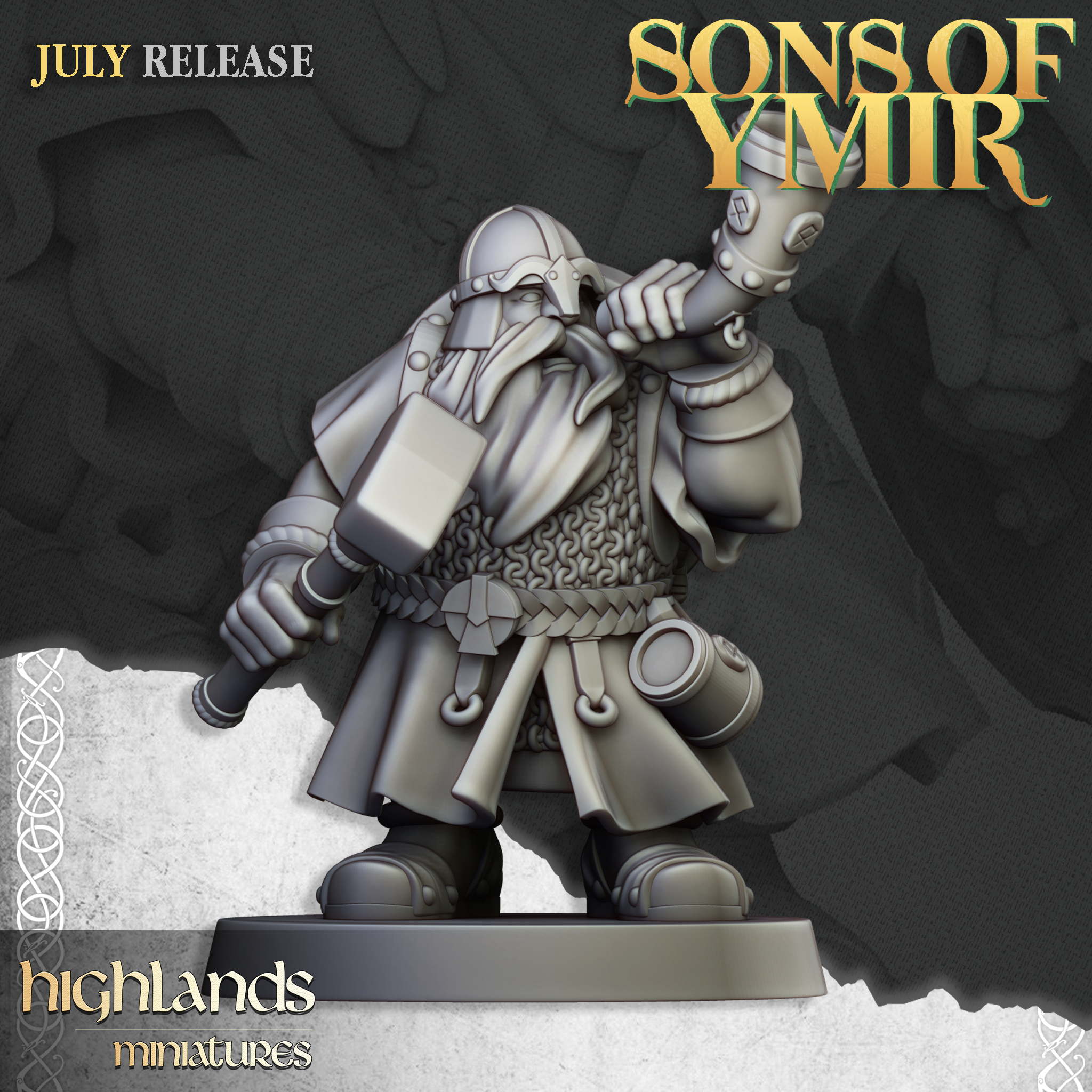 Dwarf Warriors , Sons of Ymir- Highlands Miniatures - Image 5