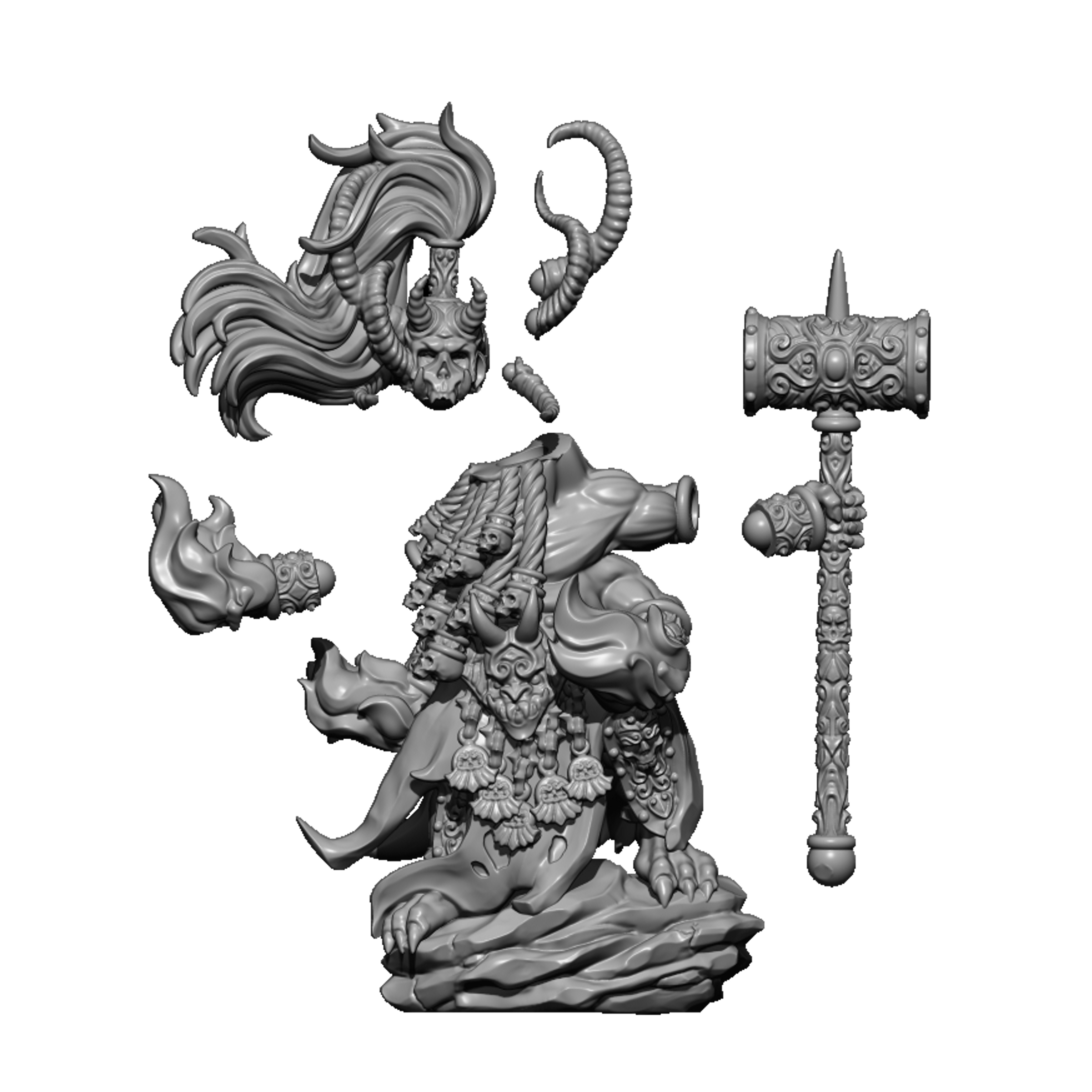 Titan of Fire, Dark Dwarves - MoM Miniatures - Image 5