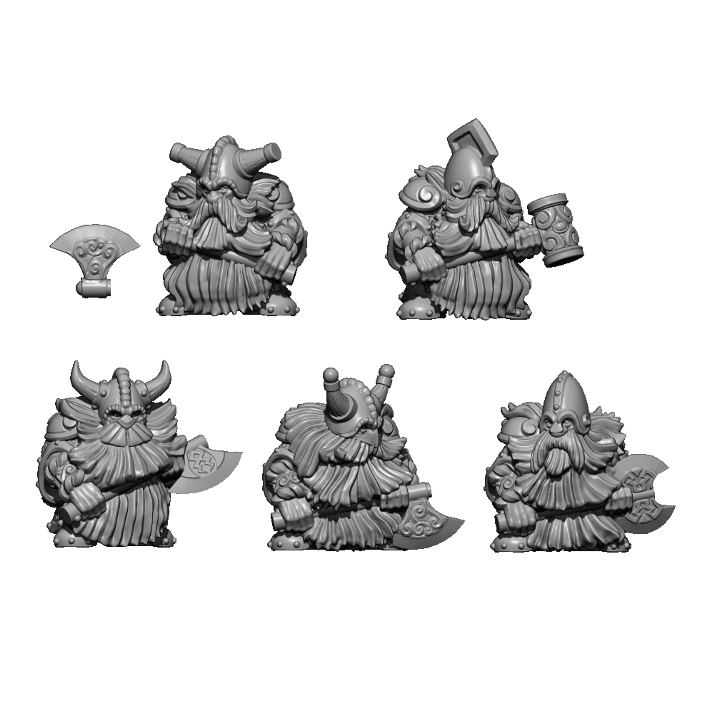 Whitebeards, Dwarves - MoM Miniatures - Image 7
