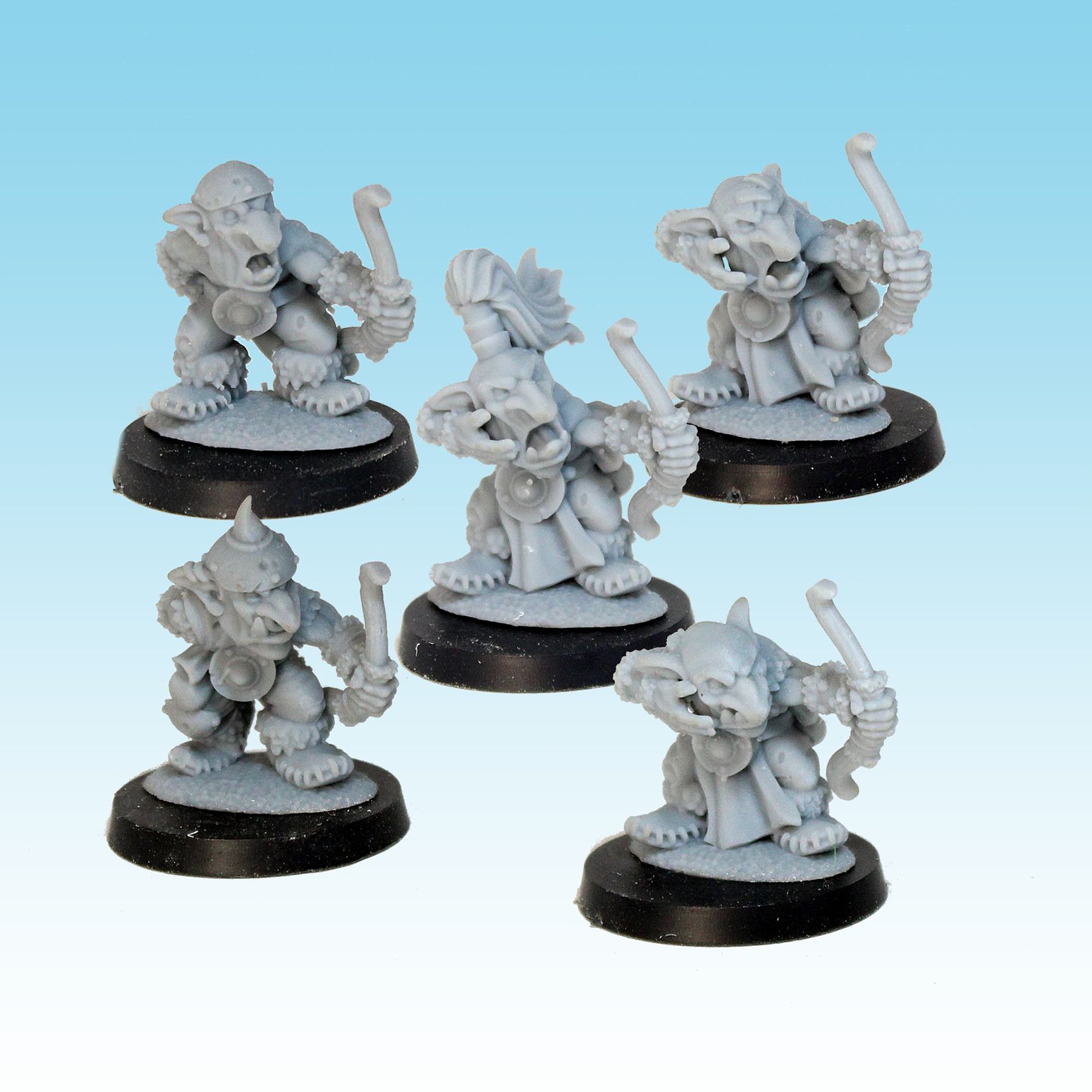 Goblin Archers, Dwarves - MoM Miniatures