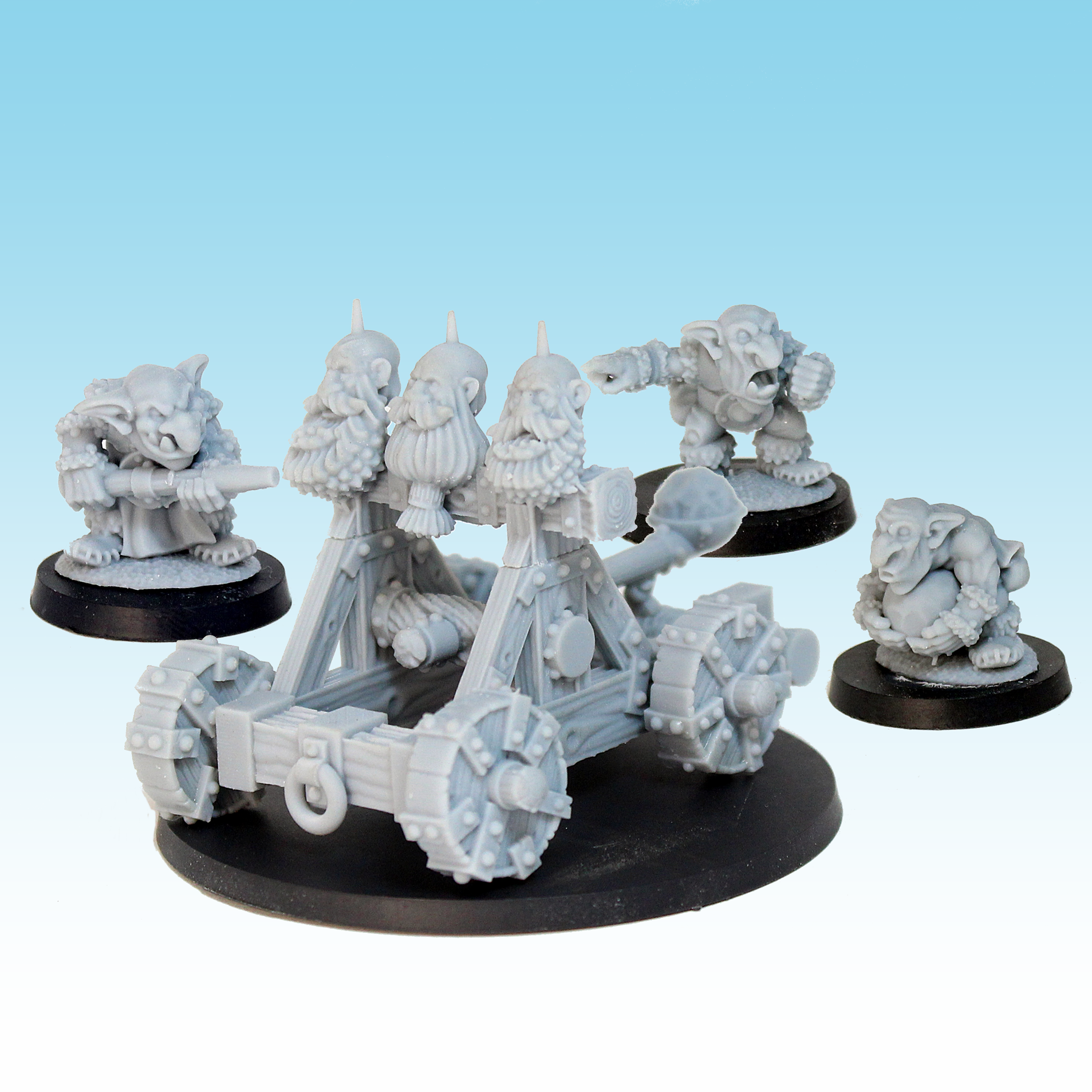 Goblin Catapult, Orcs and Goblins - MoM Miniatures